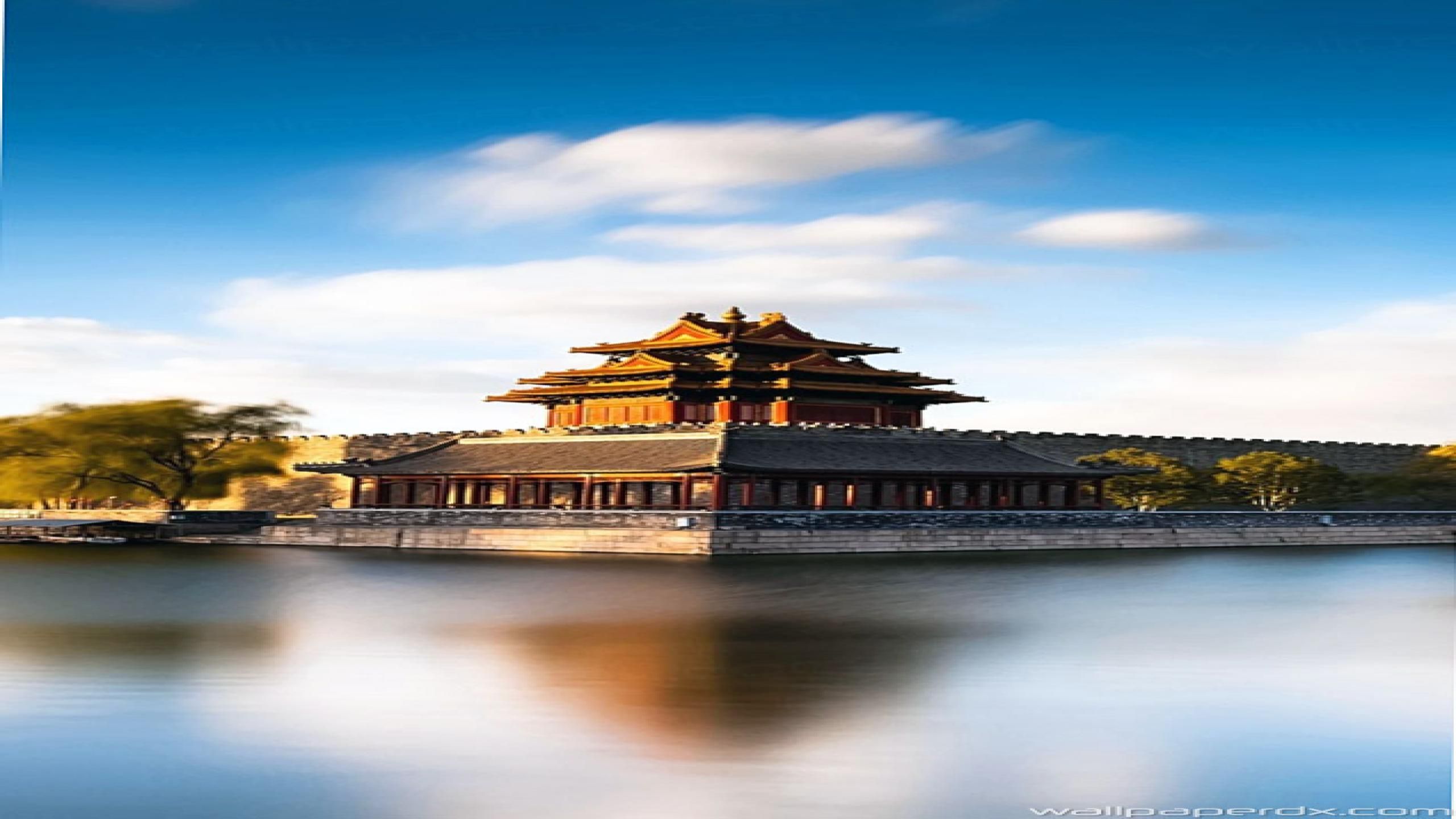 Palazzo Gyeongbok illuminato di notte, 1024x768 HD, Desktop