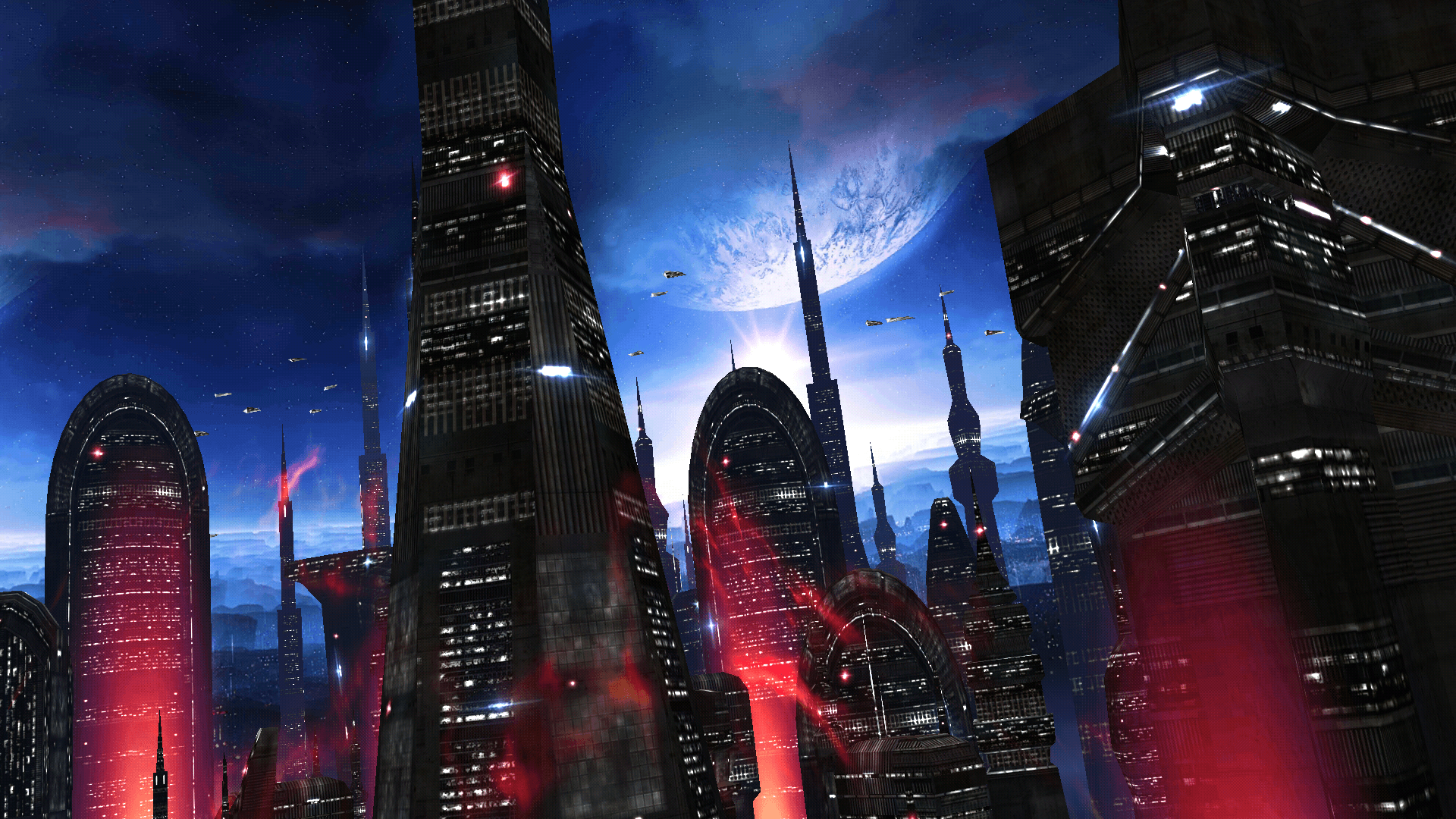 Fuochi d'artificio Singapore skyline notturno, 1920x1200 Full HD+ WUXGA, Laptop