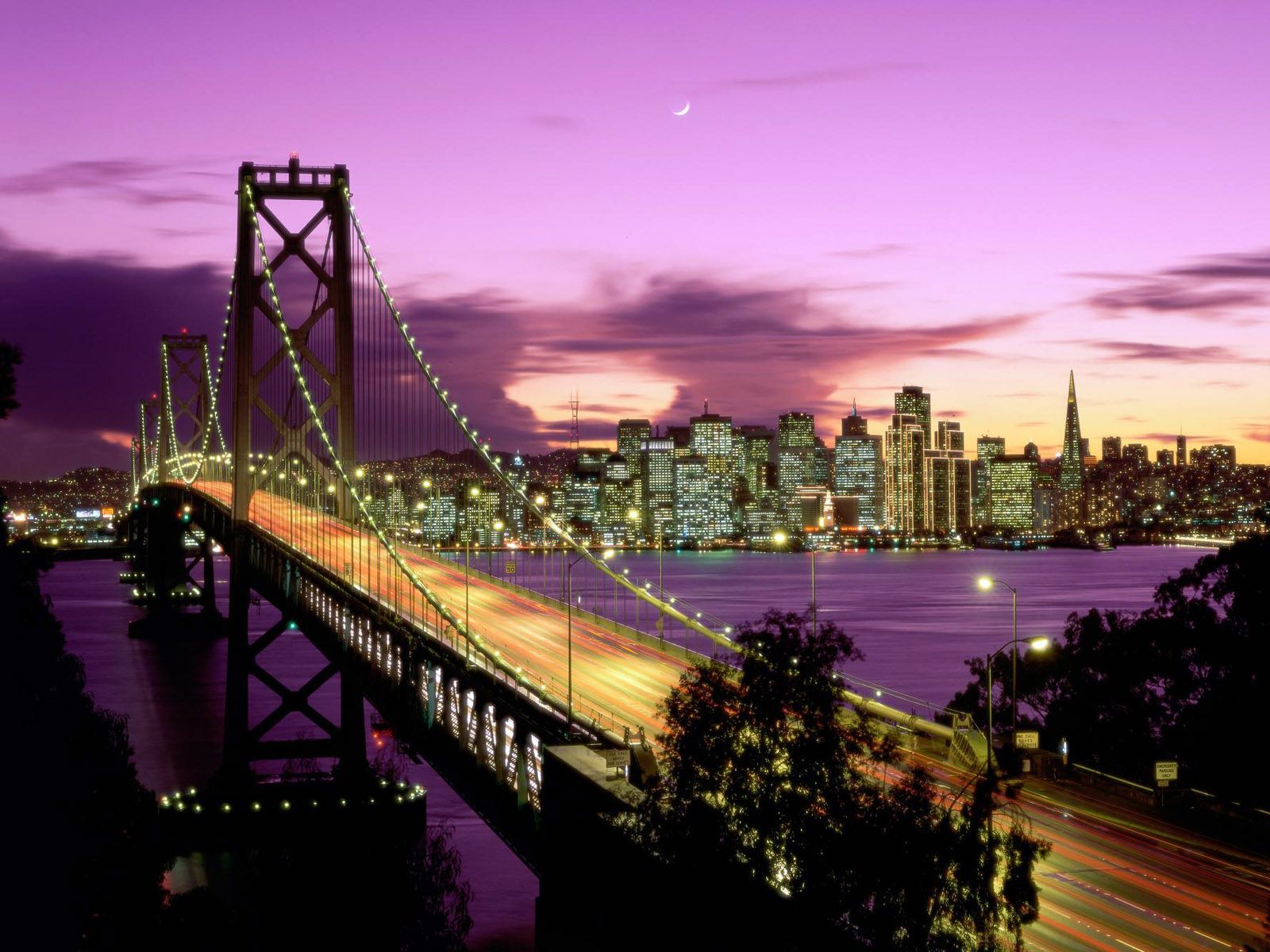 Ponte San Francisco al tramonto, 1600x1200 HD Ready, Desktop