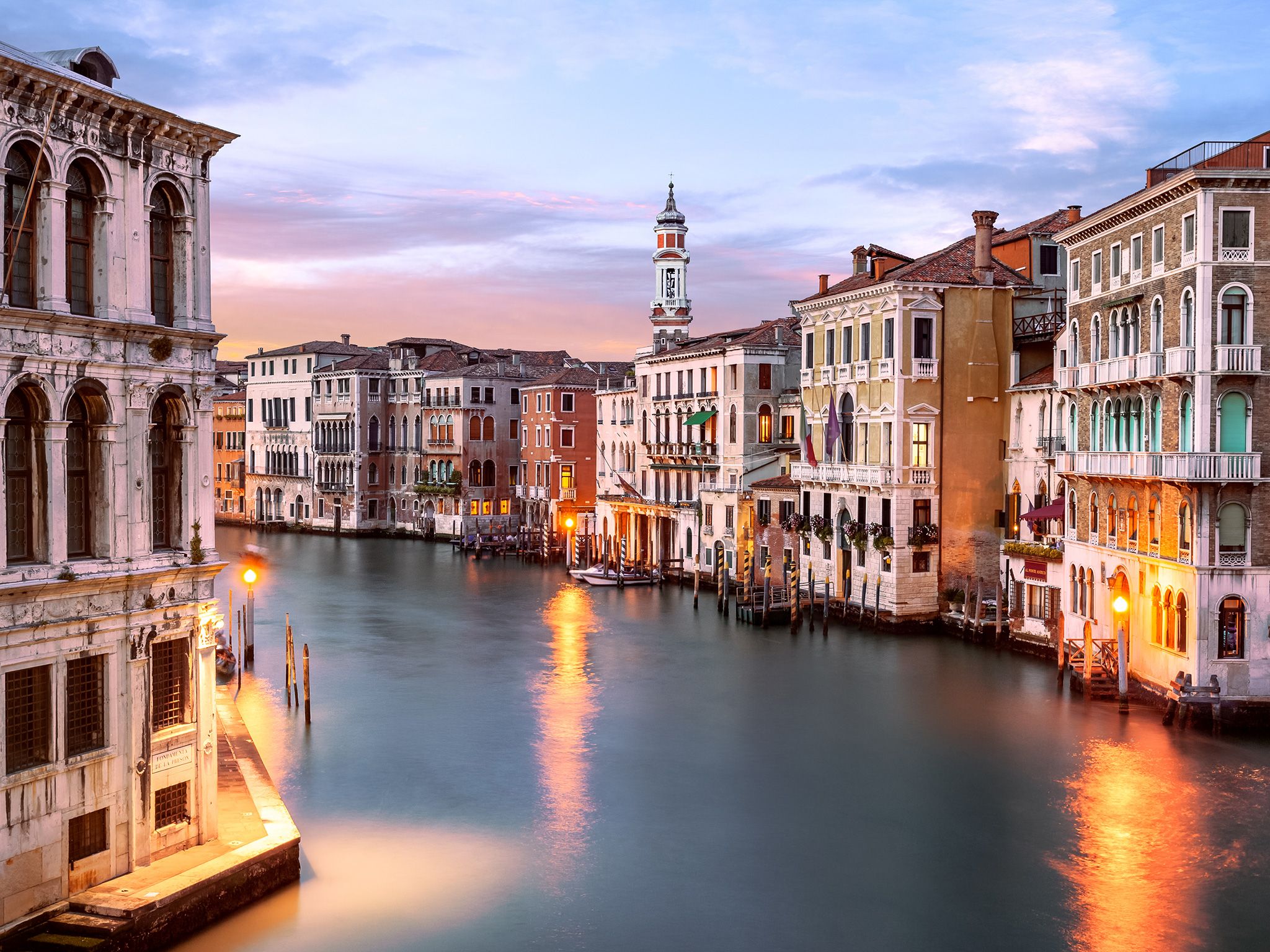 Canal Grande Venezia al tramonto, 2048x1536 Hi-Res, iMac