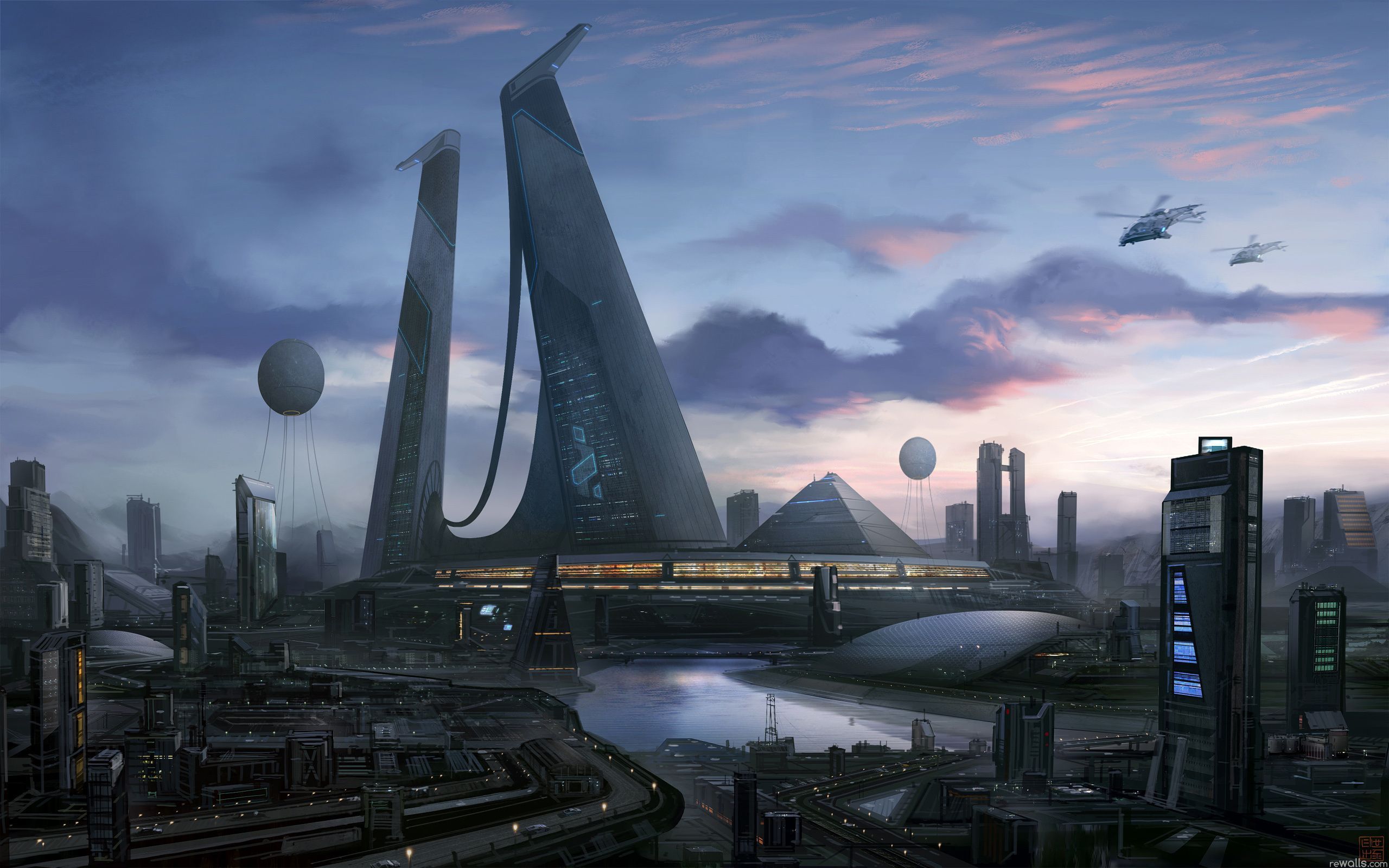 Città steampunk fluttuante dorata, 1920x1080 Full HD, Desktop