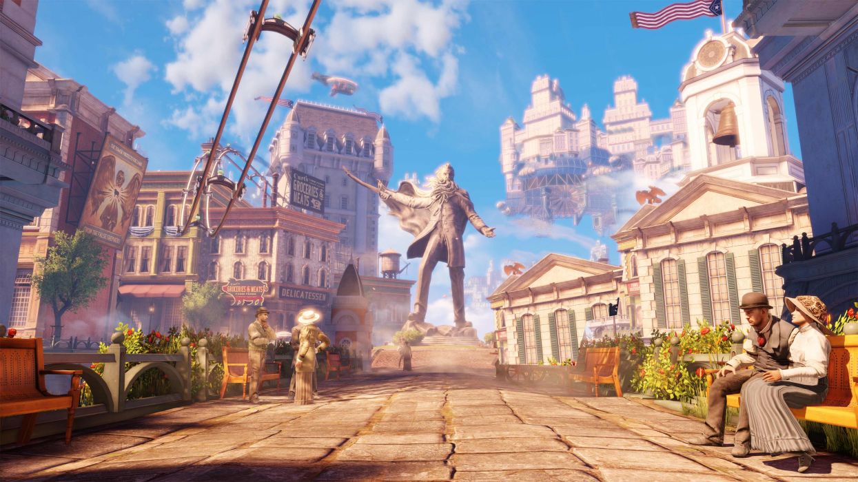 Bioshock Infinite città steampunk, 1245x700 HD, iMac