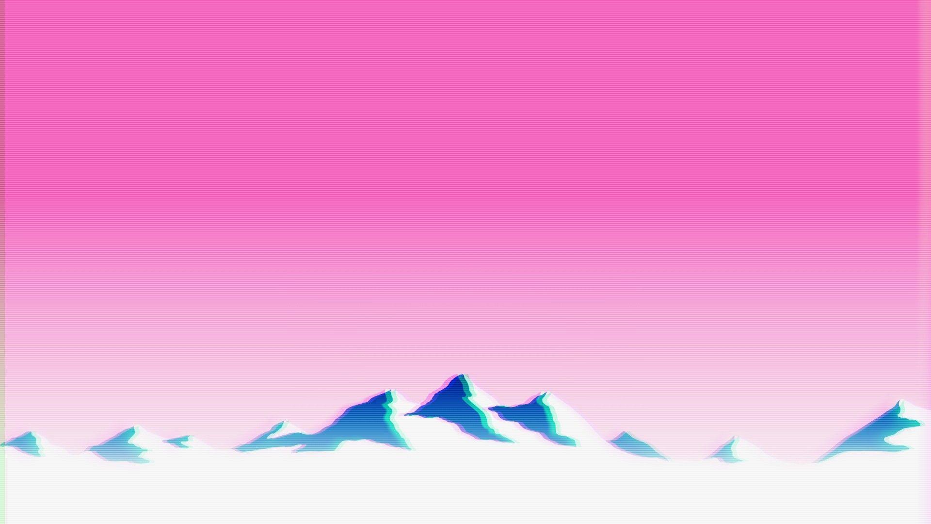 Montagne innevate cielo rosa, 1920x1080 Full HD 1080p, Desktop