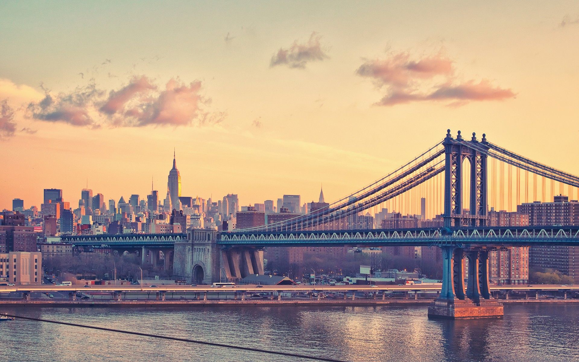 Ponte di Manhattan, New York, 1920x1200 Full HD+, PC