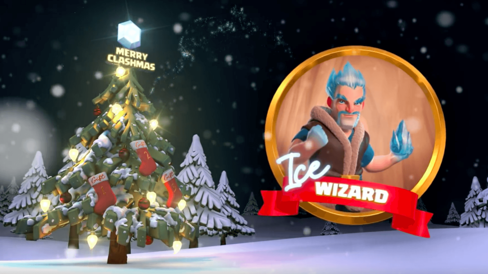 Scheletro gigante invernale Clash Royale, 1080x1920 Full HD Verticale, iPhone
