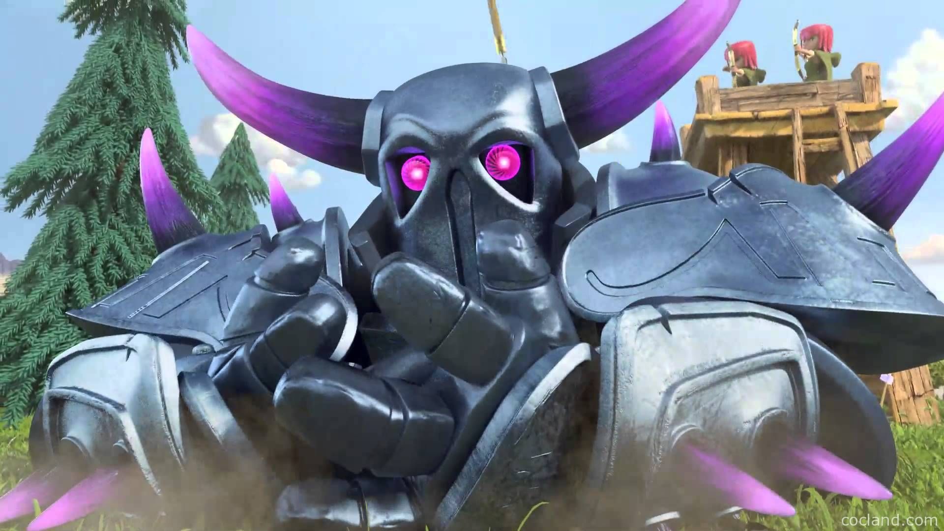 Stregone Clash of Clans invernale, 2048x1280 Hi-Res, Desktop