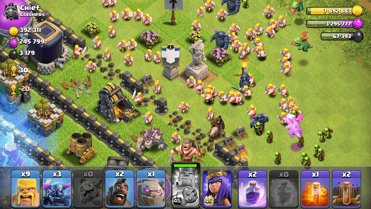 Clash of Clans battaglia personaggi, 1680x780 HD Ready, iMac