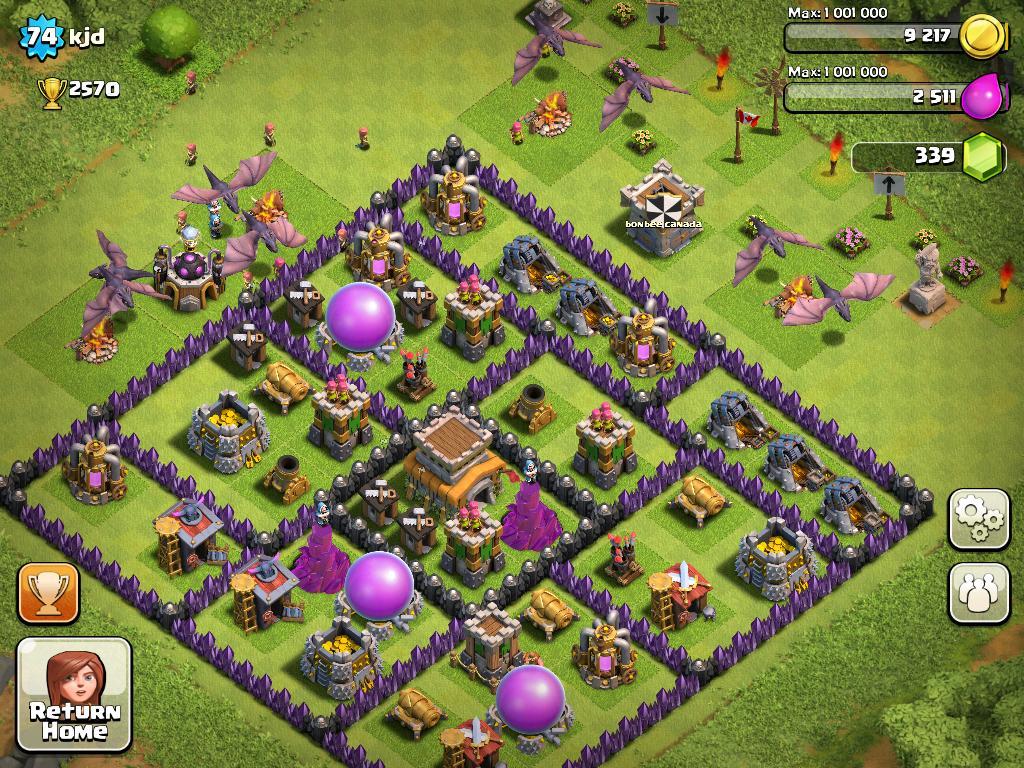 Clash of Clans battaglia esercito, 1332x850 HD, HP Laptop