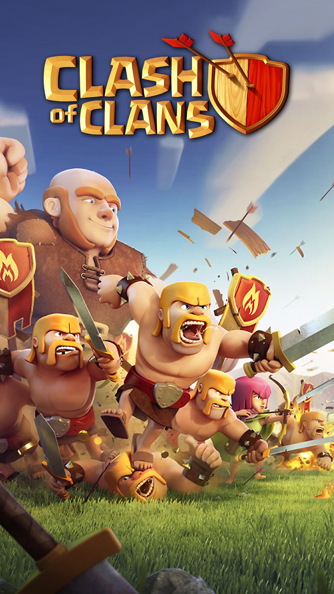 Villaggio Clash of Clans base, 1024x768 HD, Desktop