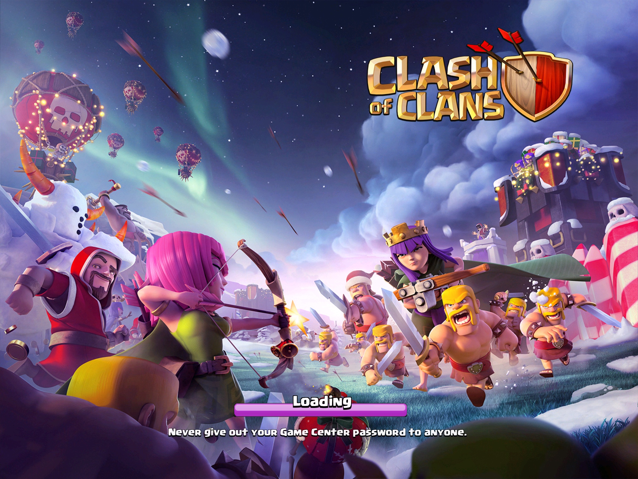 Barbari Clash of Clans battaglia, 1440x2560 Verticale, Telefono