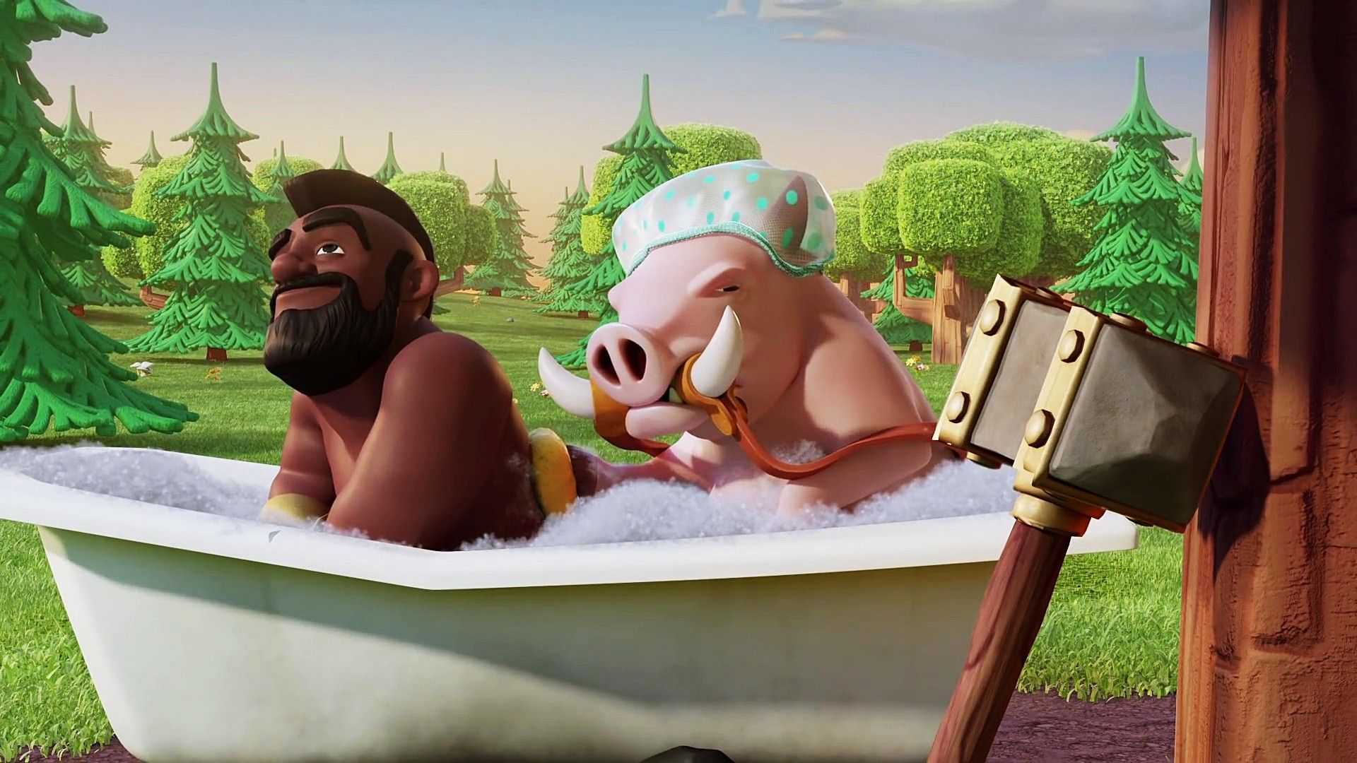 Clash of Clans battaglia invernale, 1600x900 HD Ready, PC Desktop