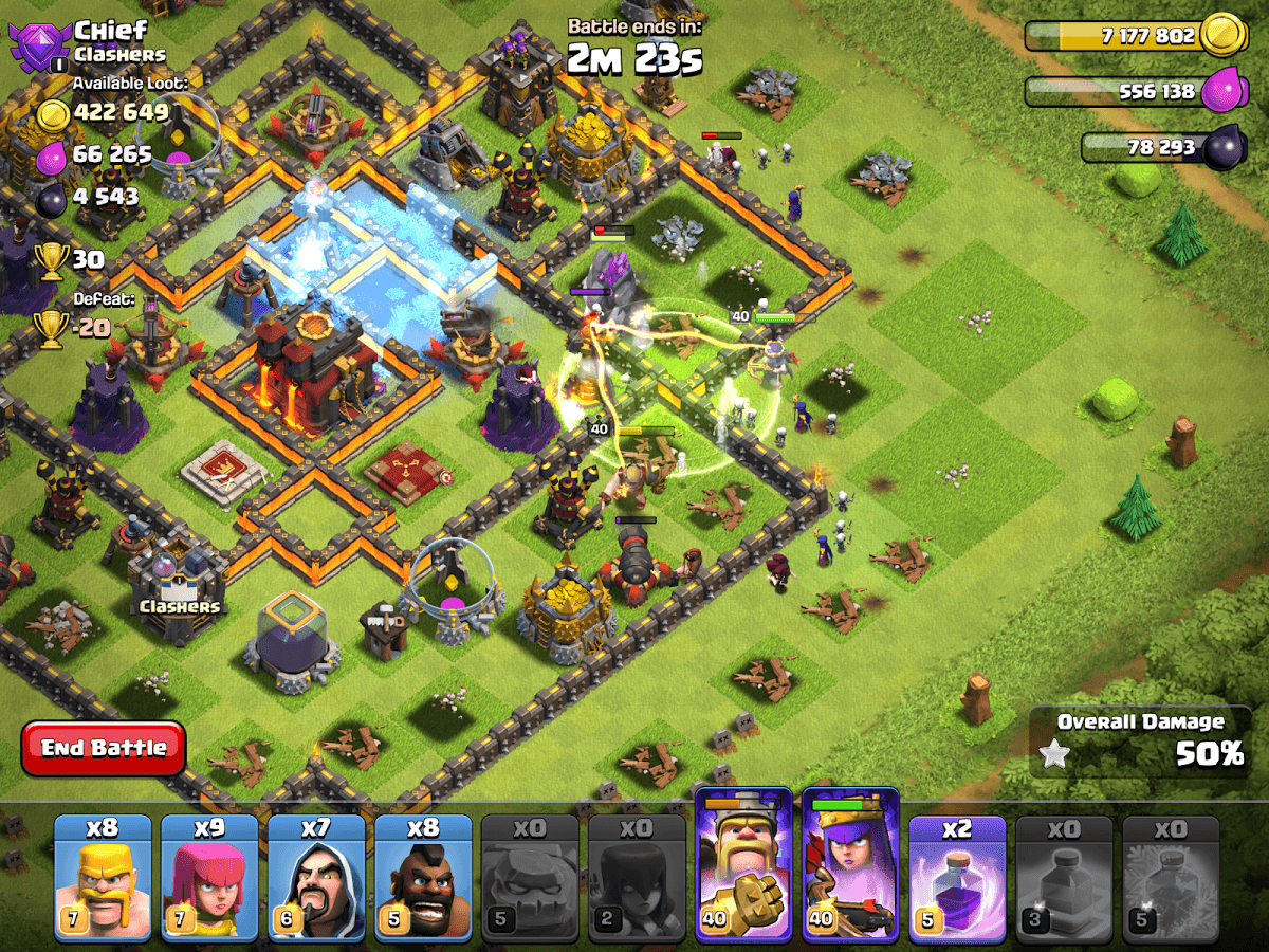 Clash of Clans schermata home, 720x1280 Full HD Verticale, iPhone