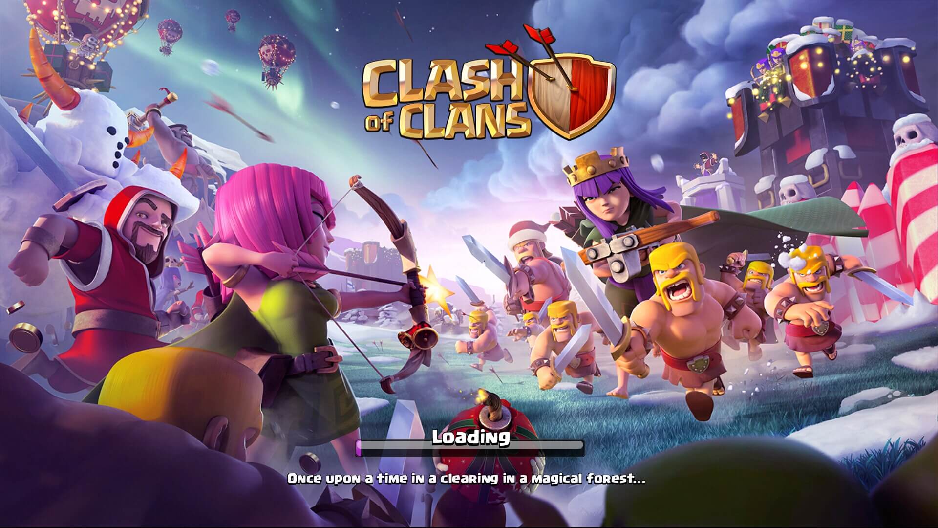 Clash of Clans schermata battaglia, 1200x900 HD, Laptop