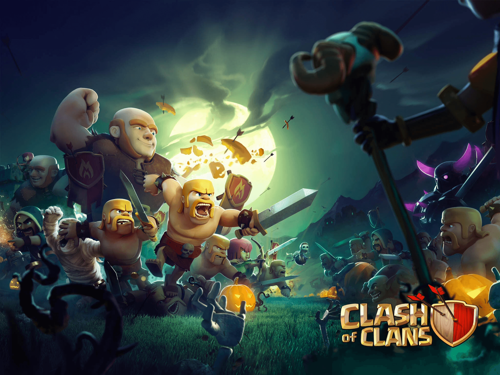 Clash of Clans battaglia personaggi, 1200x900 HD, Desktop