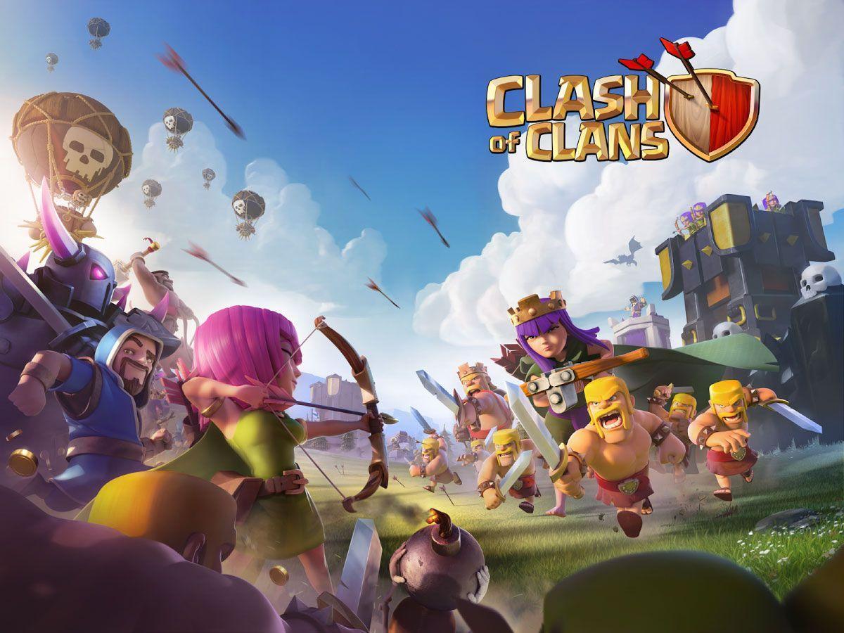 Clash of Clans personaggi in battaglia, 1280x768 720p, Laptop