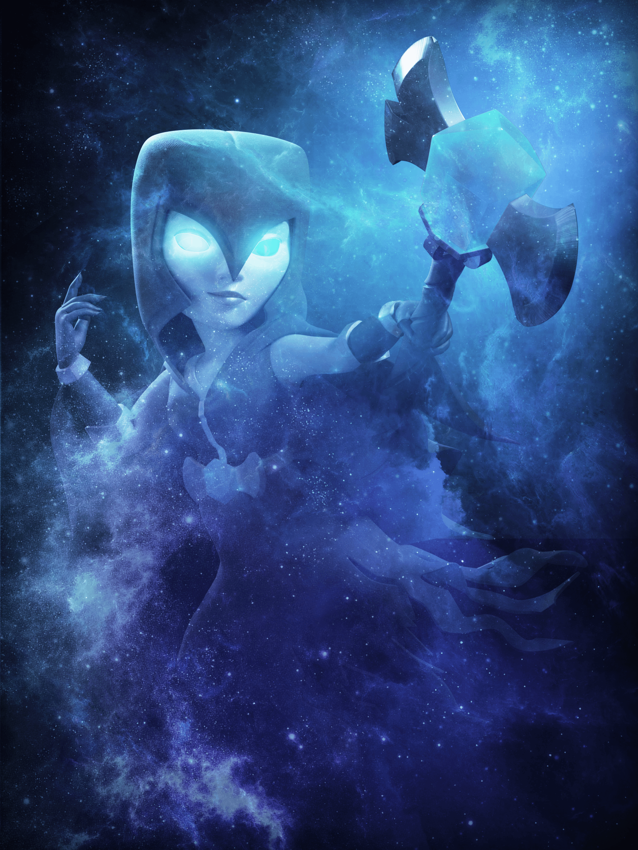 Strega Nebula Clash Royale, 2152x2869 Verticale, Mobile