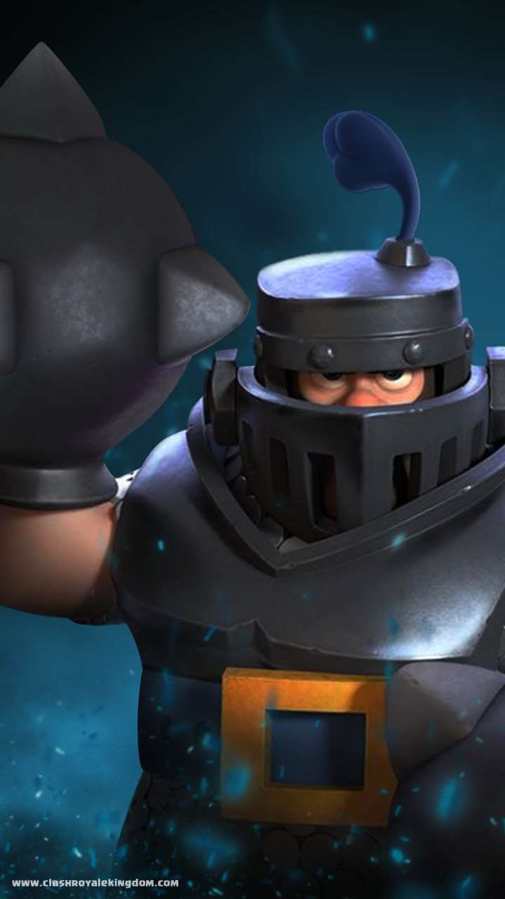 Cavaliere Clash Royale armatura scura, 720x1280 Verticale, OnePlus
