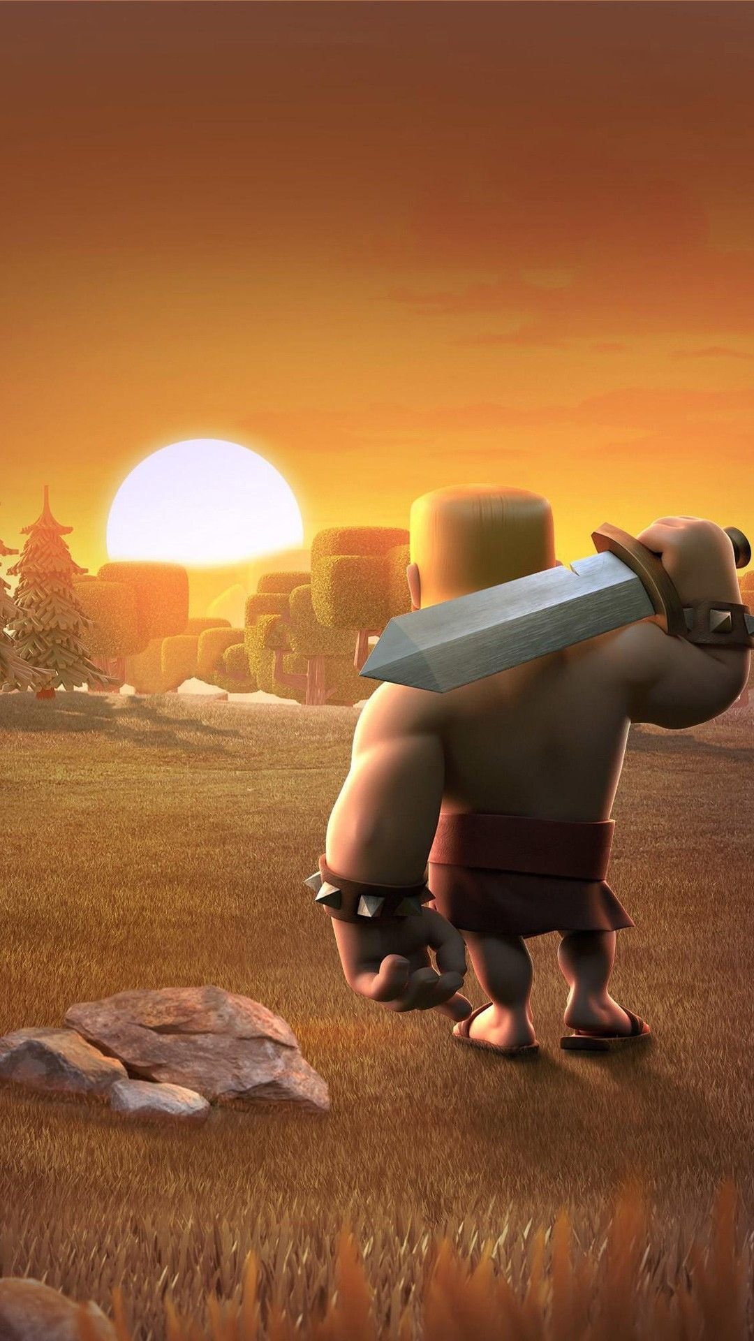 Gigante Clash Royale tramonto, 1080x1920 Full HD Verticale, Smartphone