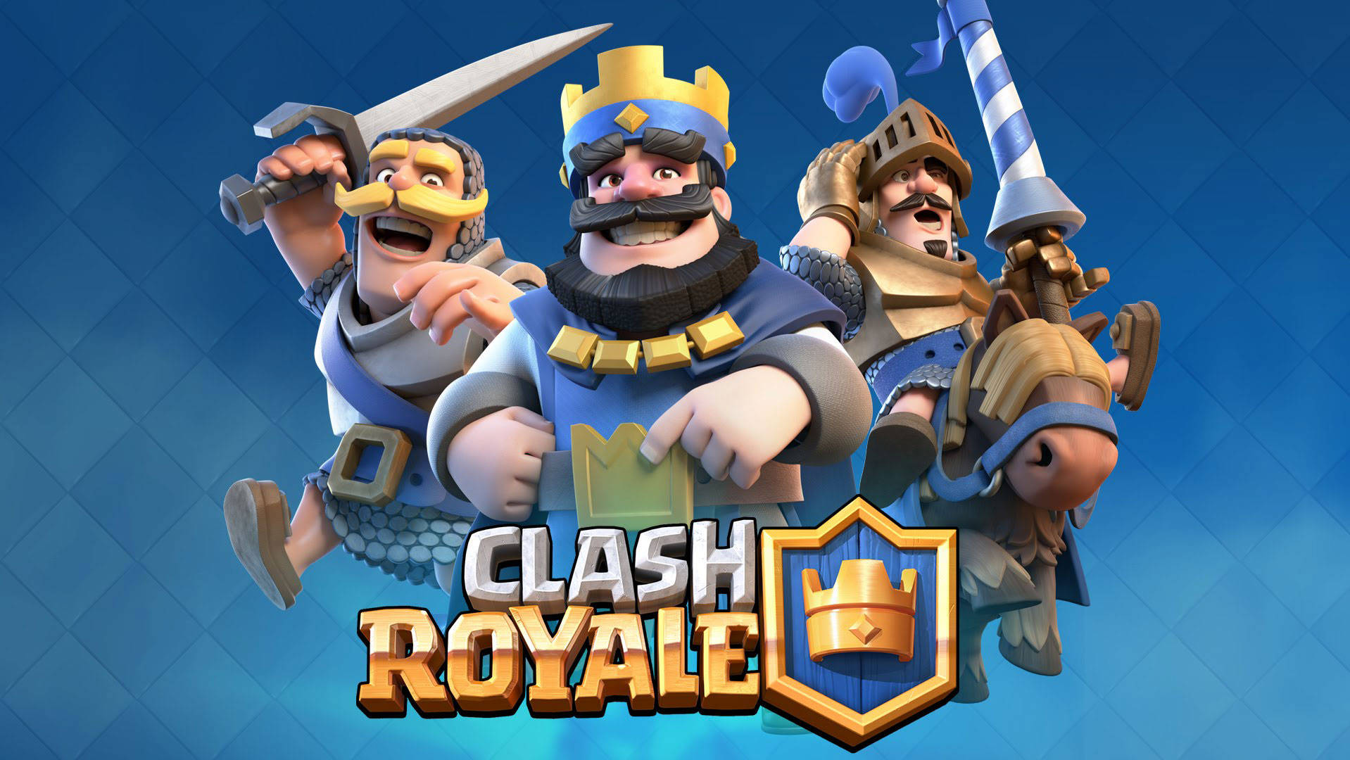 Personaggi Clash Royale con logo, 1918x1080 HD, Desktop