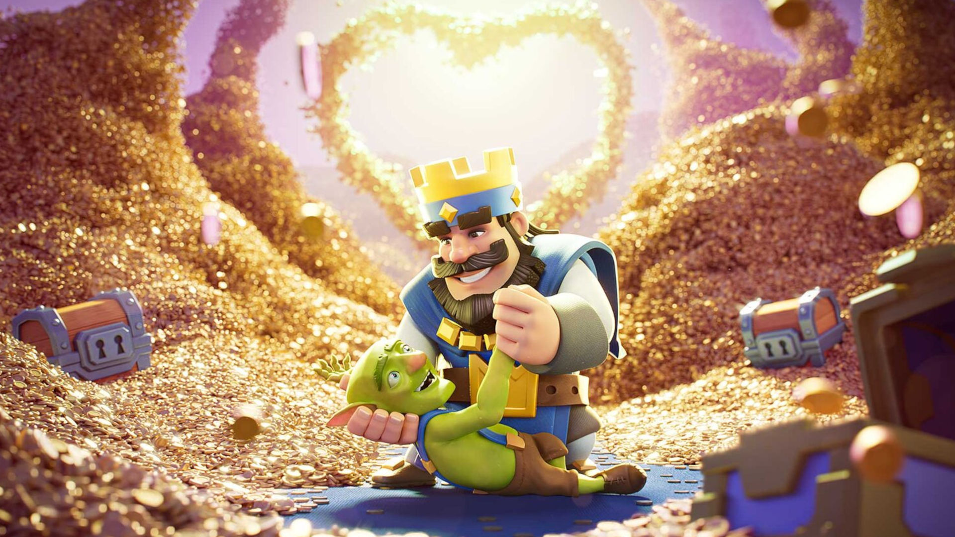 Re Clash Royale con tesoro, 1920x1080 1080p, PC