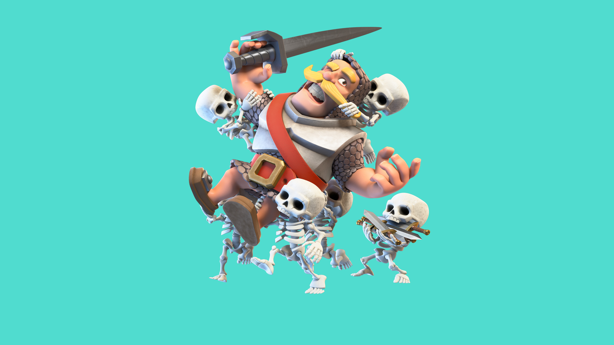 Personaggi Clash Royale scheletri, 2048x1152 Hi-Res, iMac