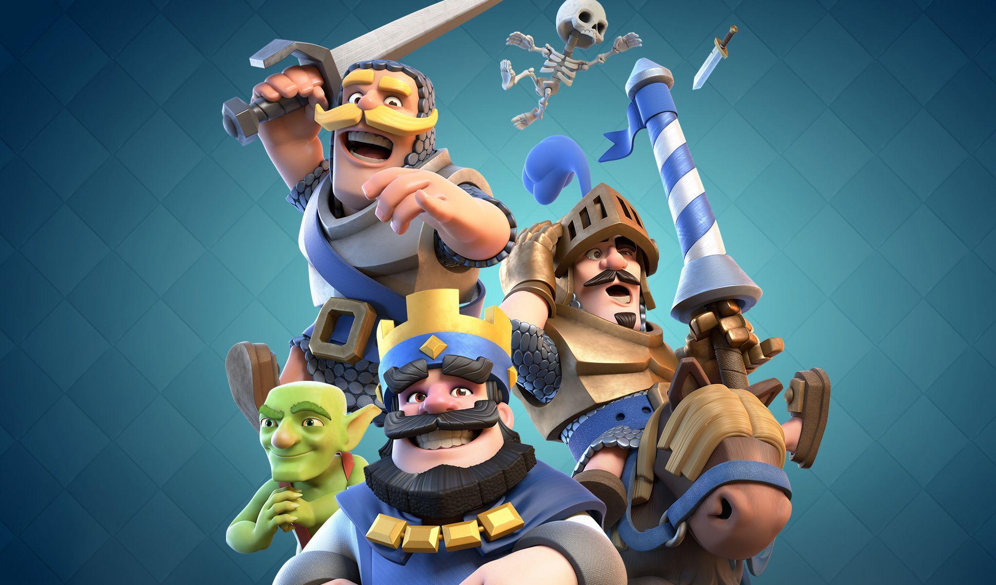Personaggi Clash Royale gruppo, 2045x1201 Hi-Res, Desktop
