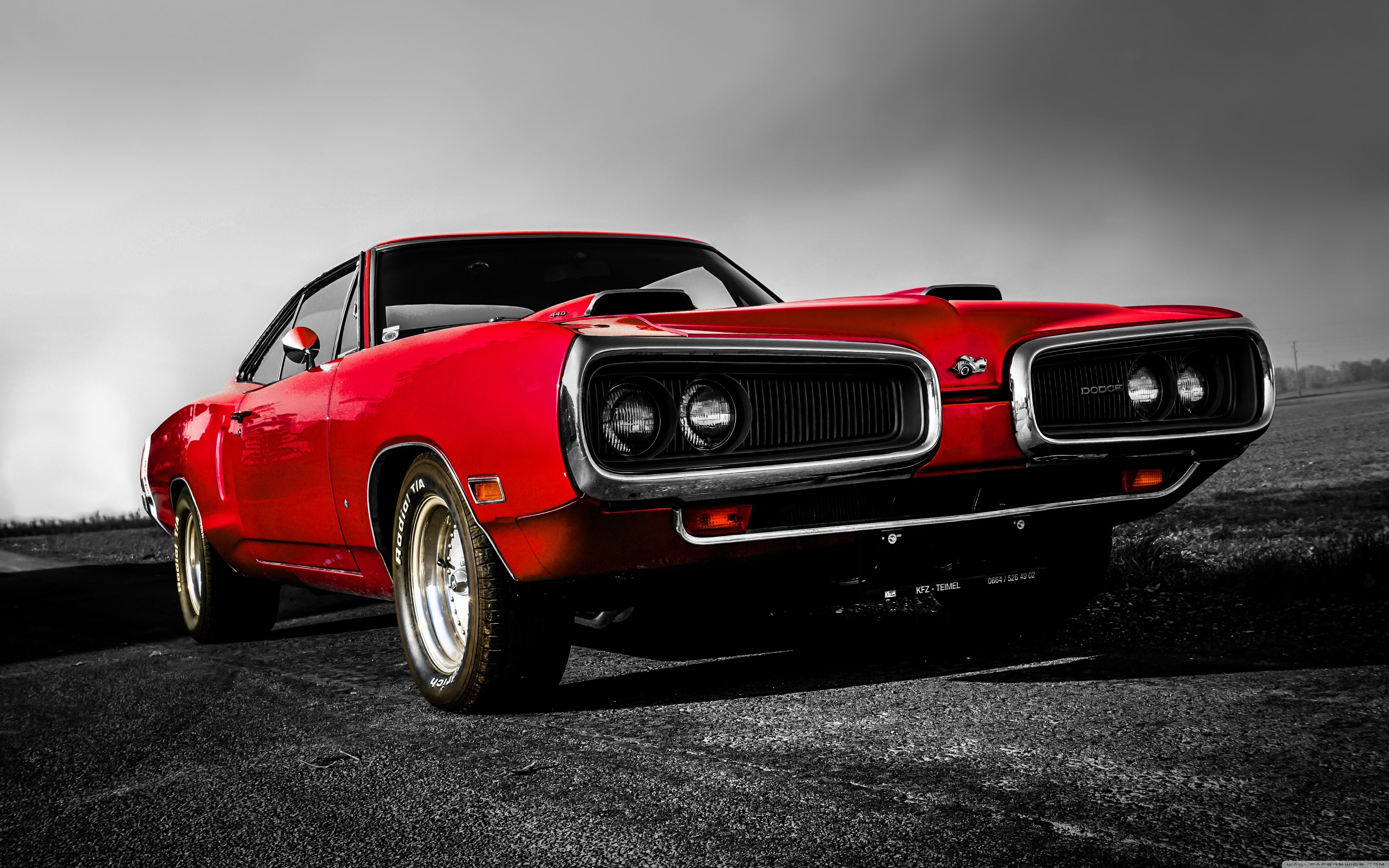 Dodge 440 auto classica rossa, 5120x3200 4K, Desktop 4K