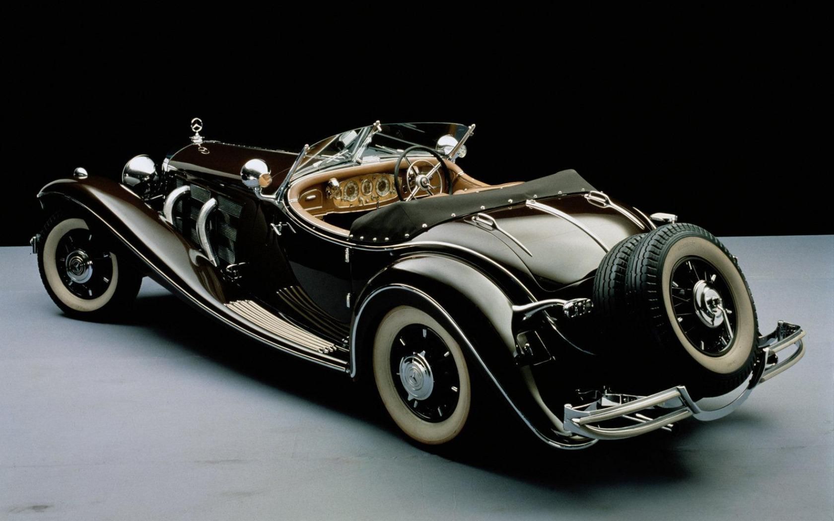 Mercedes-Benz classica nera, 1680x1050 HD Ready, Laptop