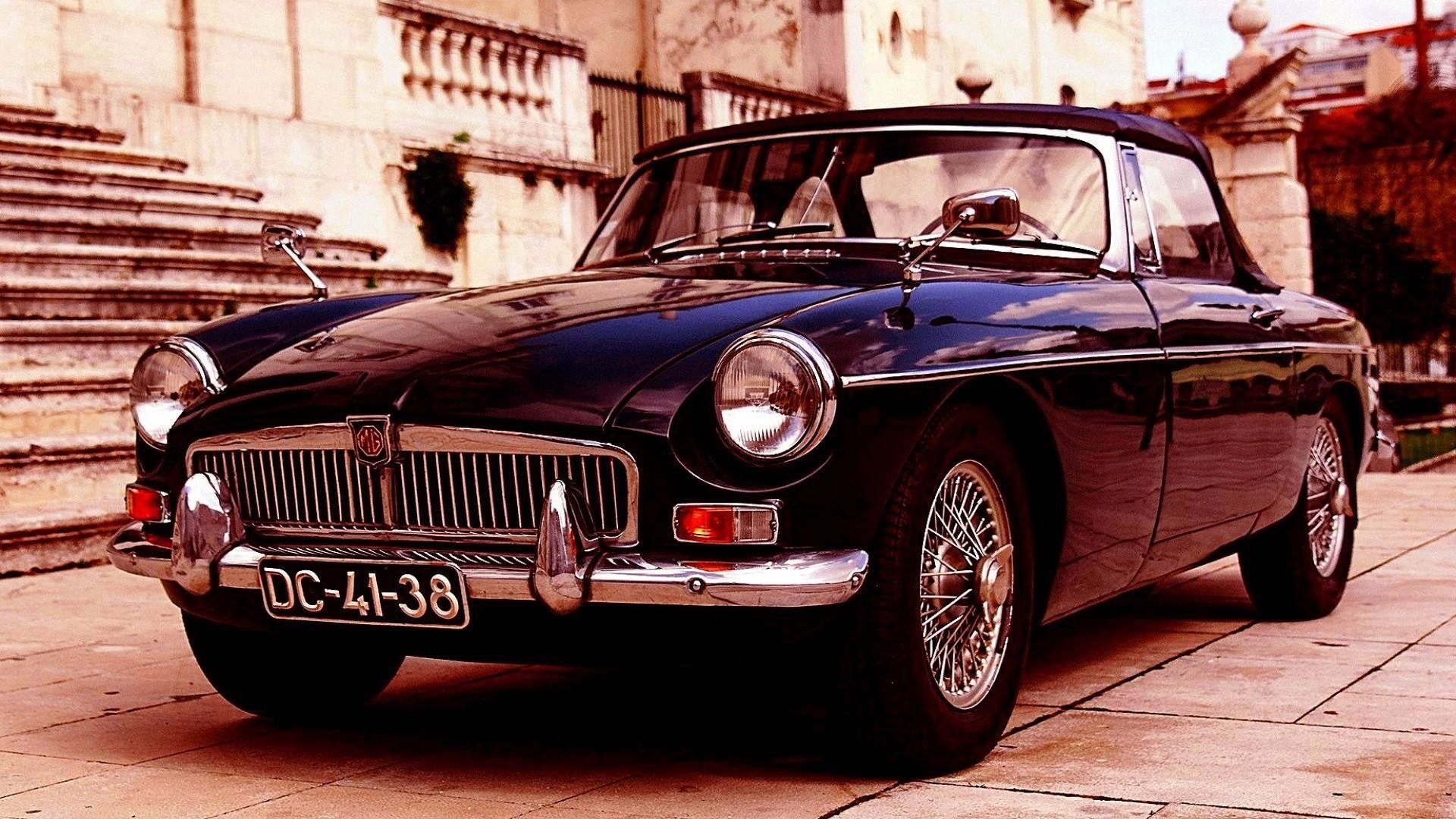 Automobile d'epoca classica nera, 1920x1080 Full HD 1080p, Desktop