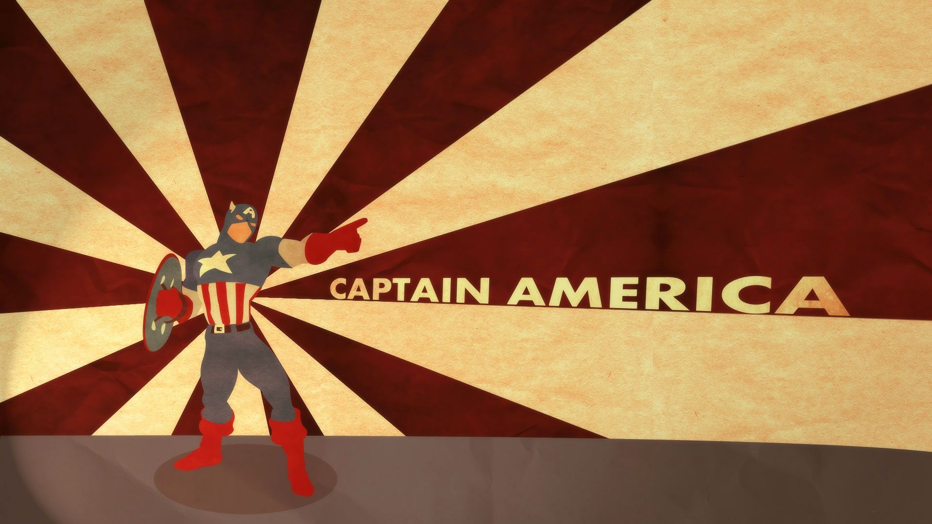 Captain America cartoon retro, 1920x1080 Full HD, HP Laptop