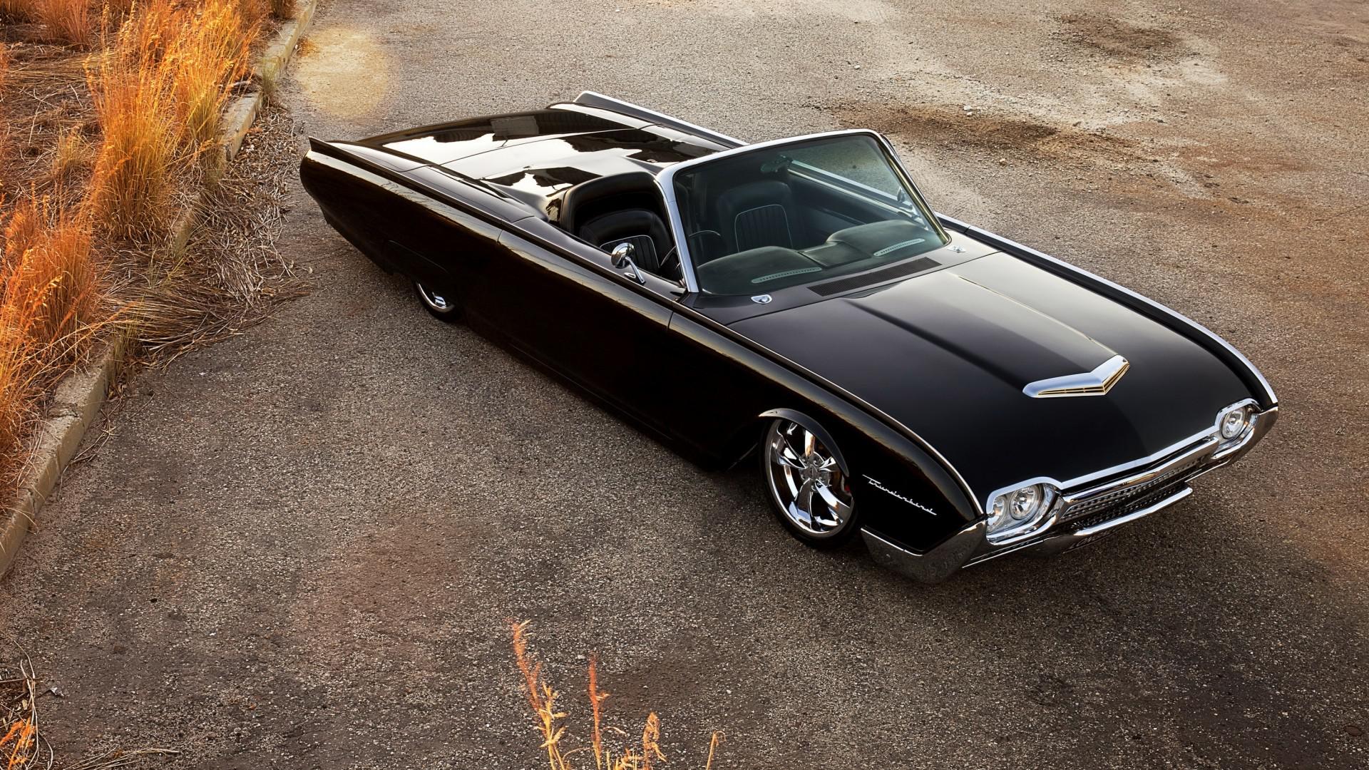 Auto d'epoca nera classica, 1920x1080 Full HD, Laptop