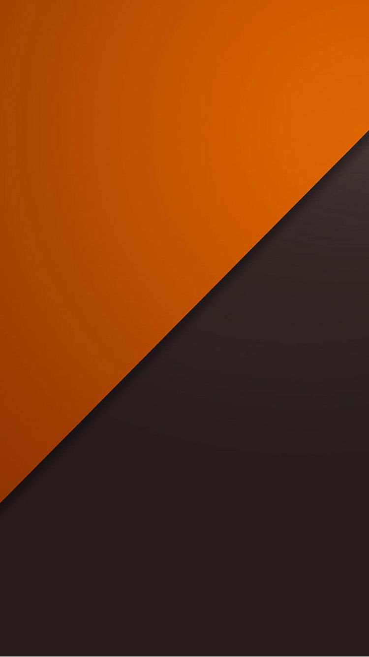 Diagonale arancione e nero, 750x1334 Verticale, iPhone
