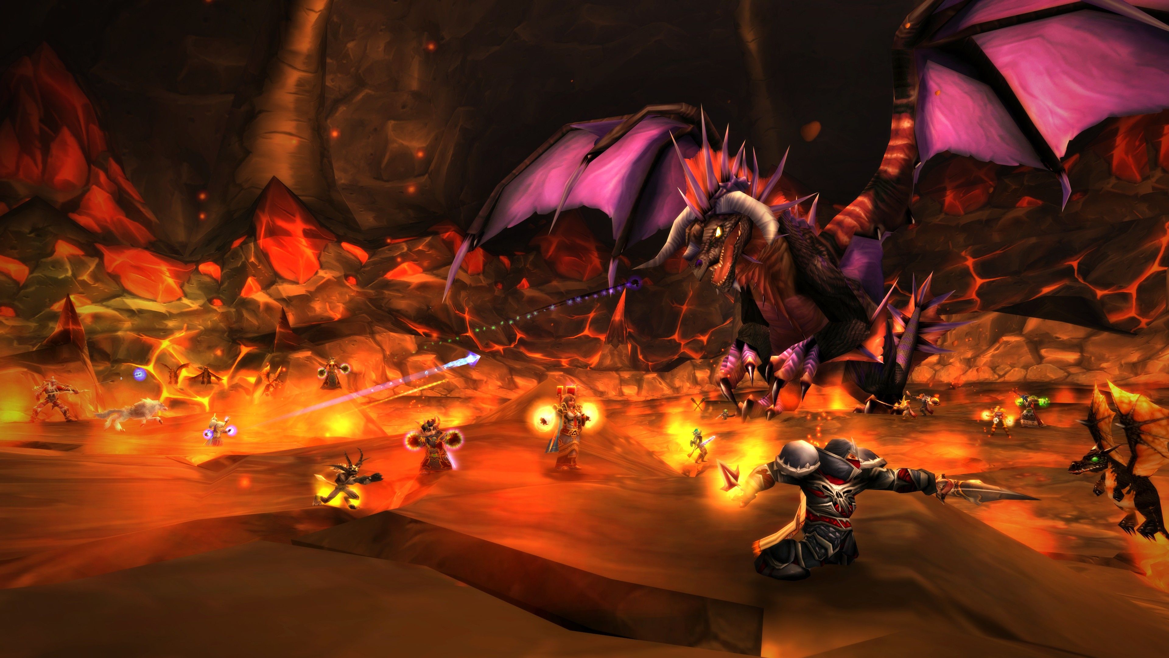 World of Warcraft drago battaglia, 3840x2160 Ultra HD, Monitor 4K
