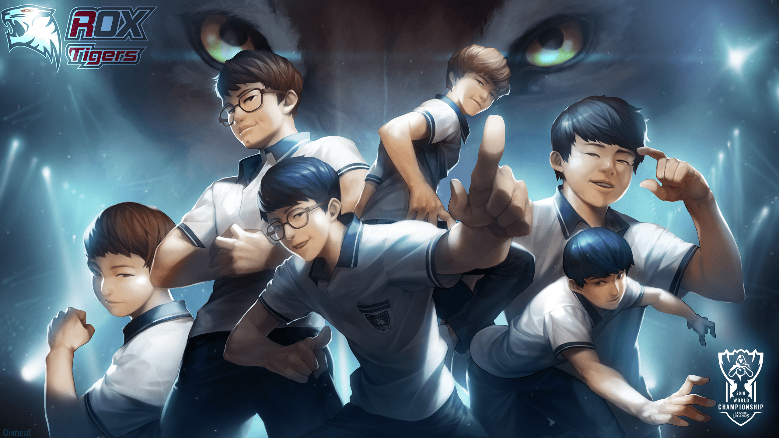 ROX Tigers Worlds League of Legends, 2560x1440 QHD, Monitor Gaming
