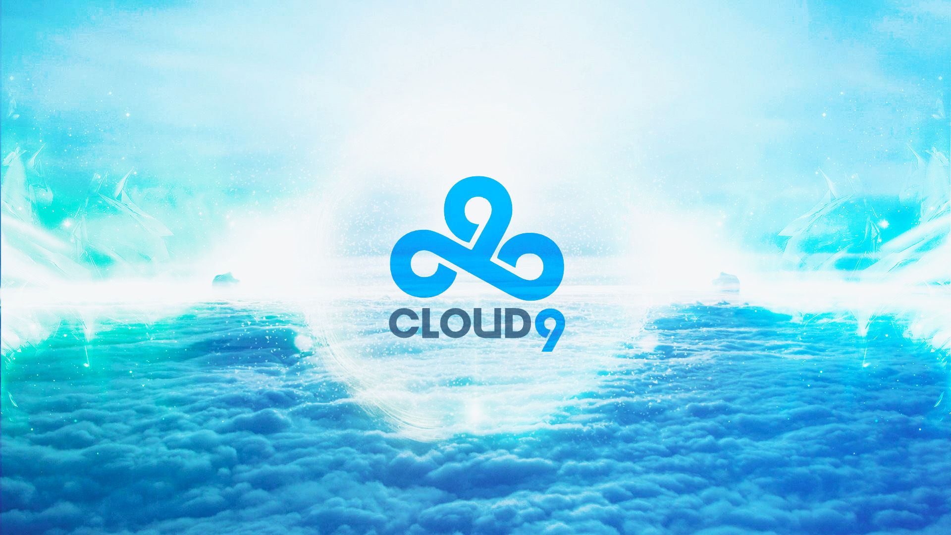 Logo Cloud9 sfondo blu, 1920x1080 Full HD 1080p, Laptop