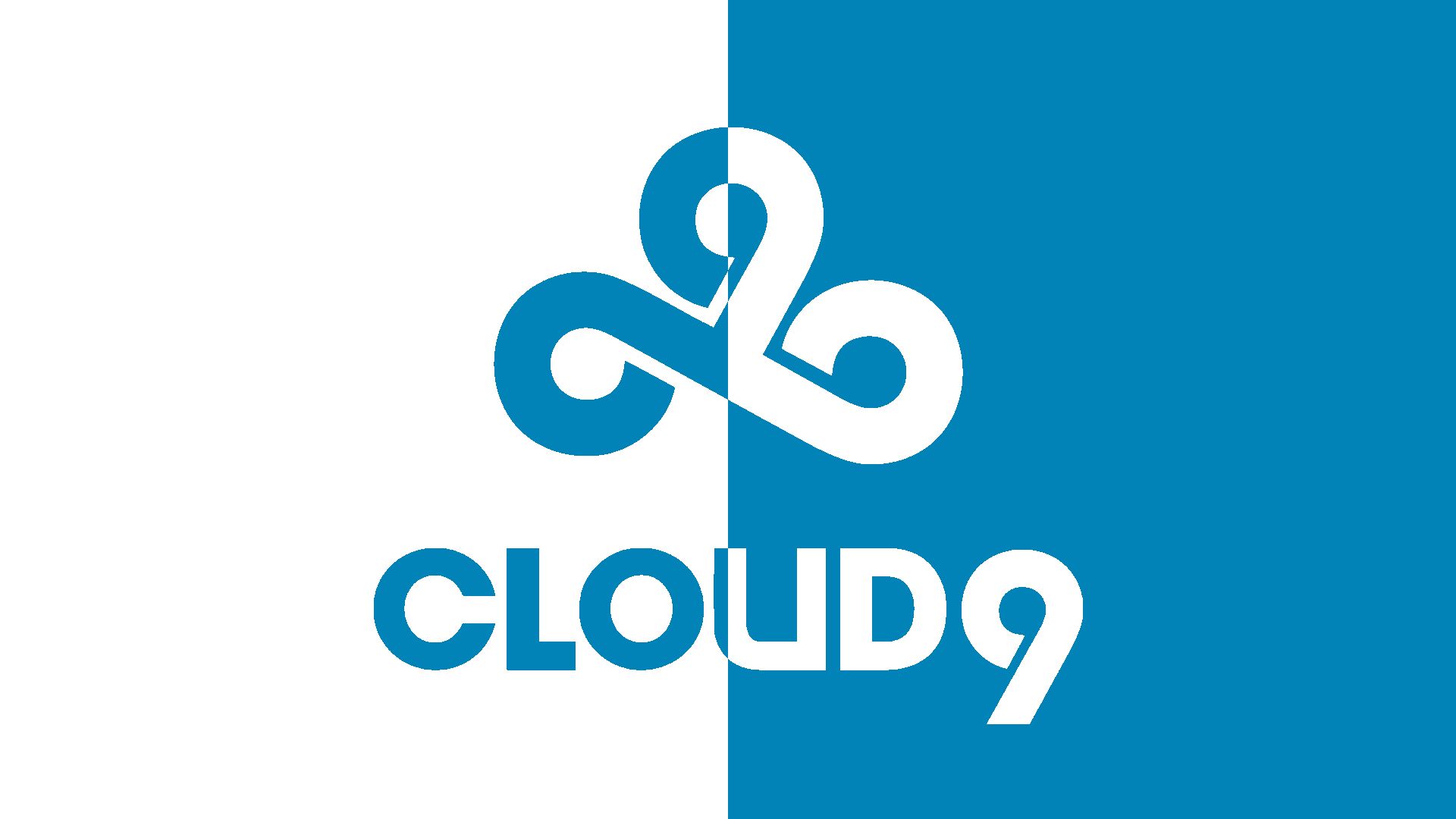 Logo Cloud9 su skyline città, 1920x1080 1080p, PC