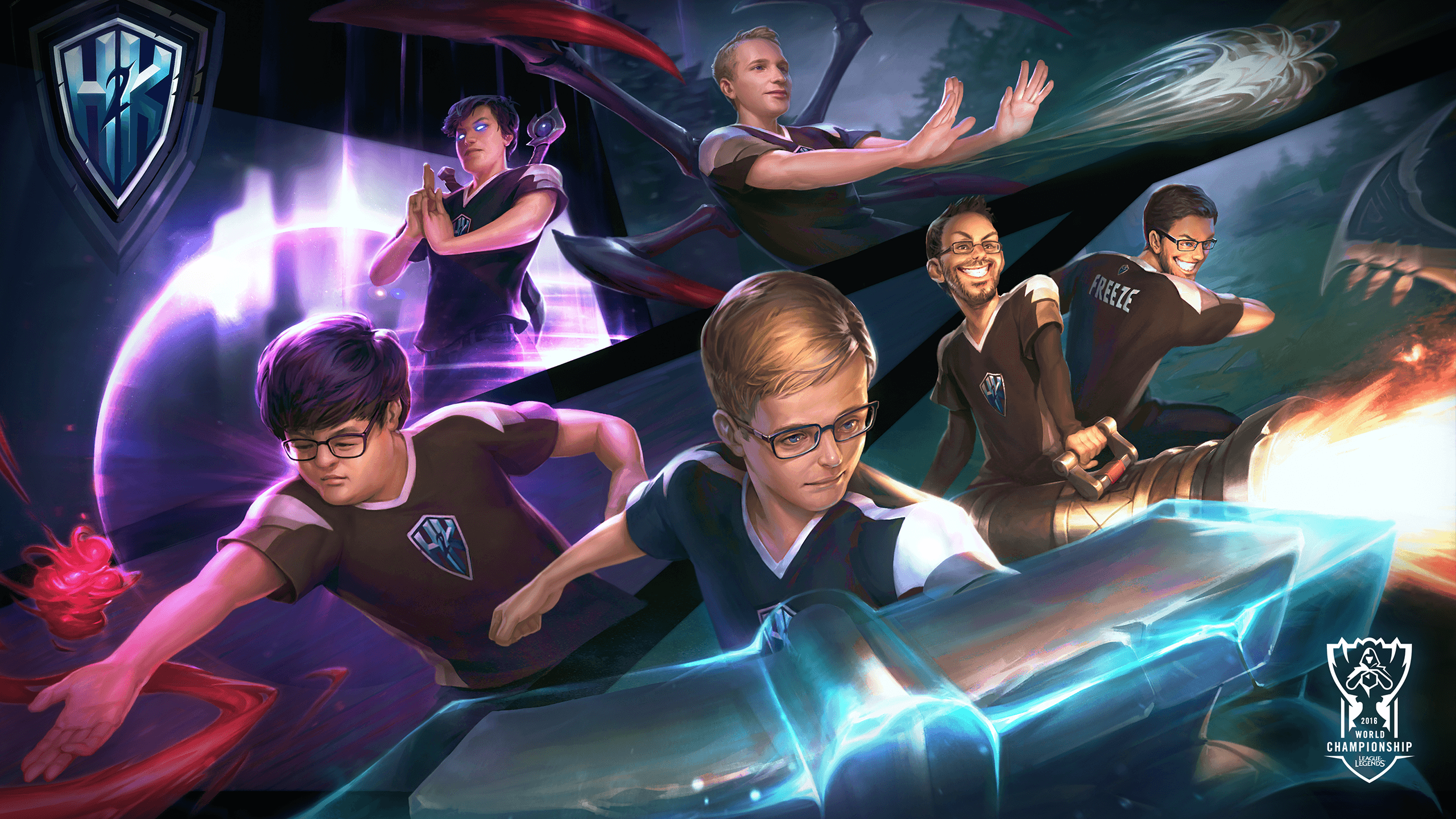 Team esports League of Legends, Riot Games, 2560x1440 QHD, Laptop