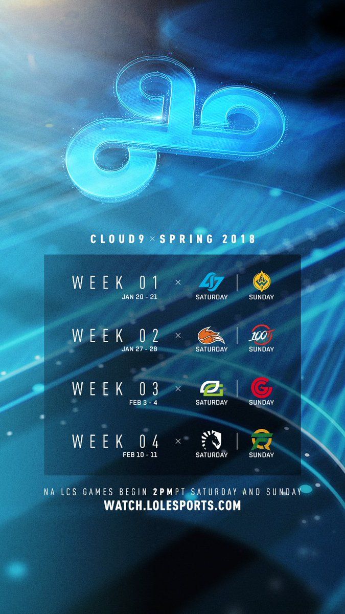 Logo Cloud9 calendario partite, 675x1200 Full HD Verticale, Google Pixel