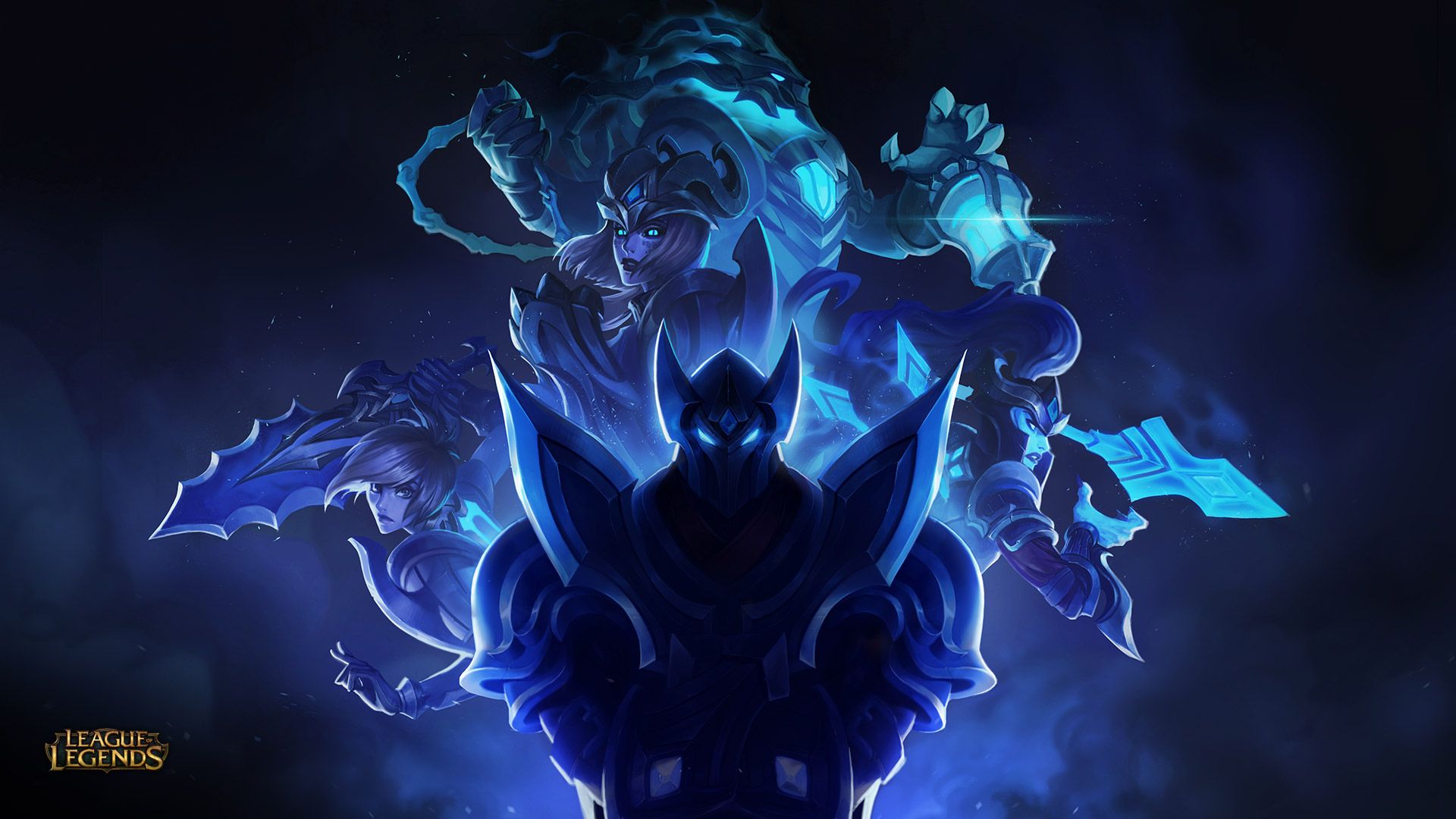 League of Legends Worlds logo blu, 1920x1080 Full HD 1080p, Laptop