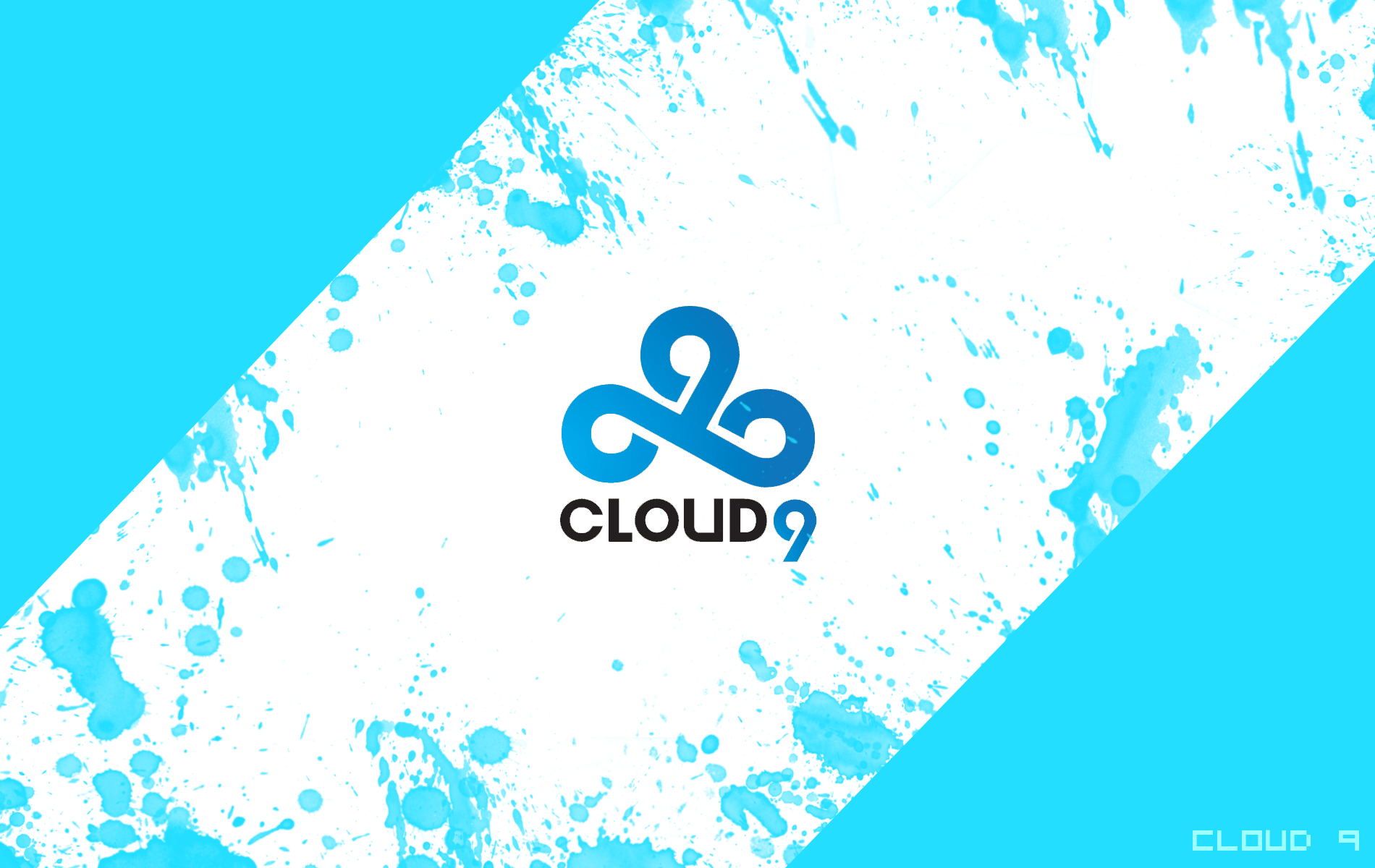 Logo Cloud9 su montagna, 2560x1440 1440p, Monitor Gaming