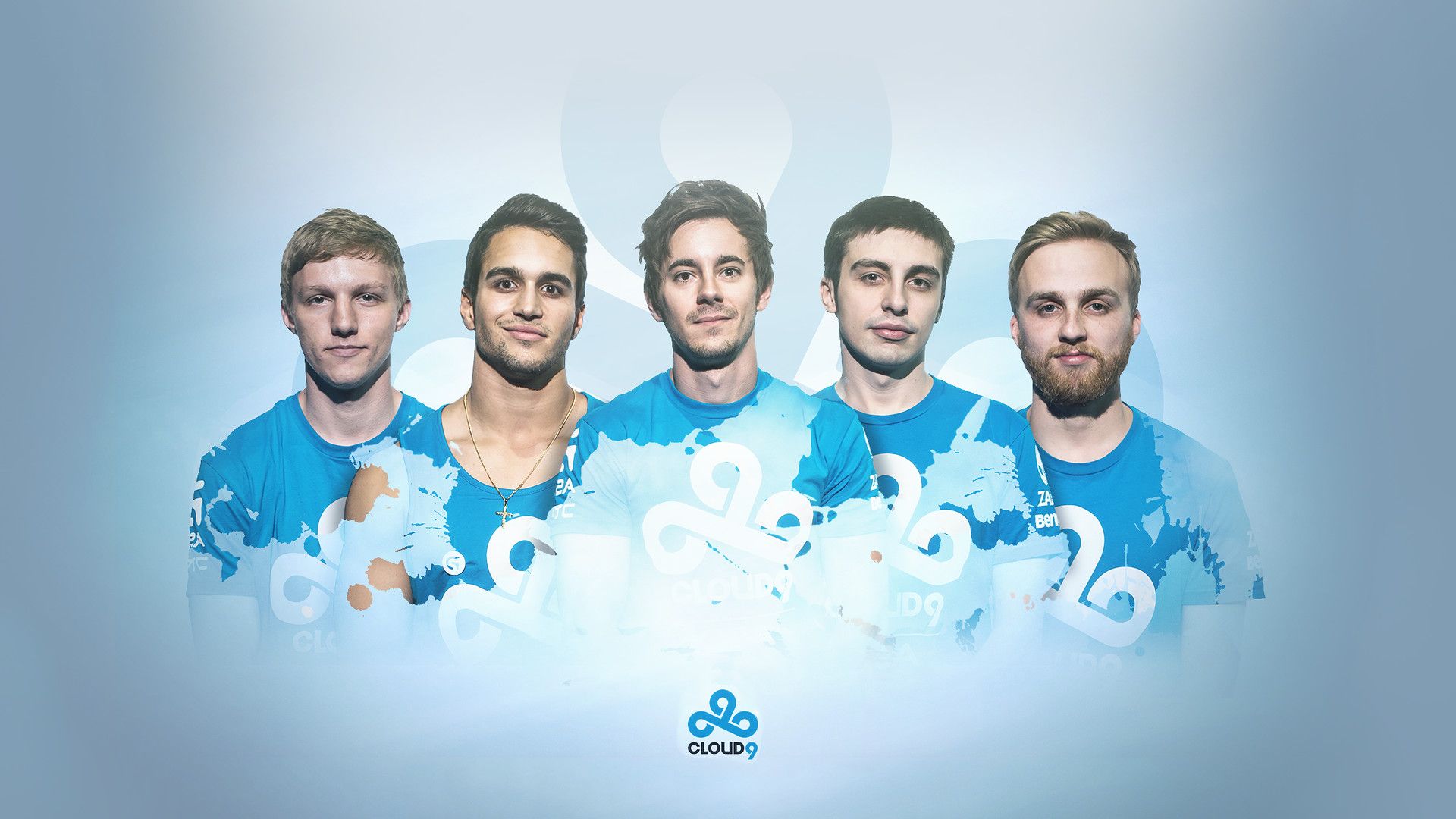 Cloud9 logo esports blu, 2920x1580 1440p, Desktop
