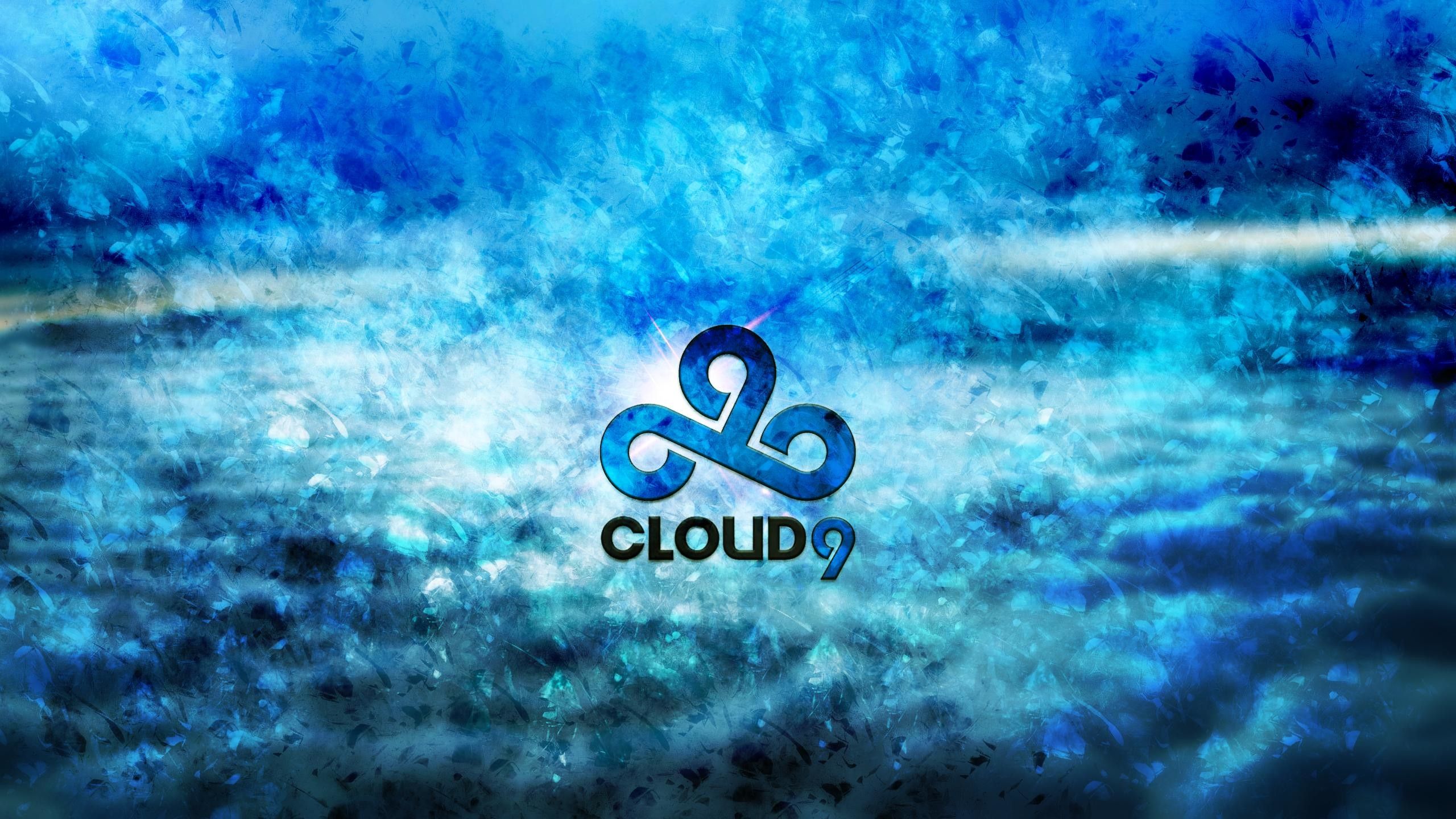 Logo Cloud9 blu esports, 2560x1440 QHD, Laptop