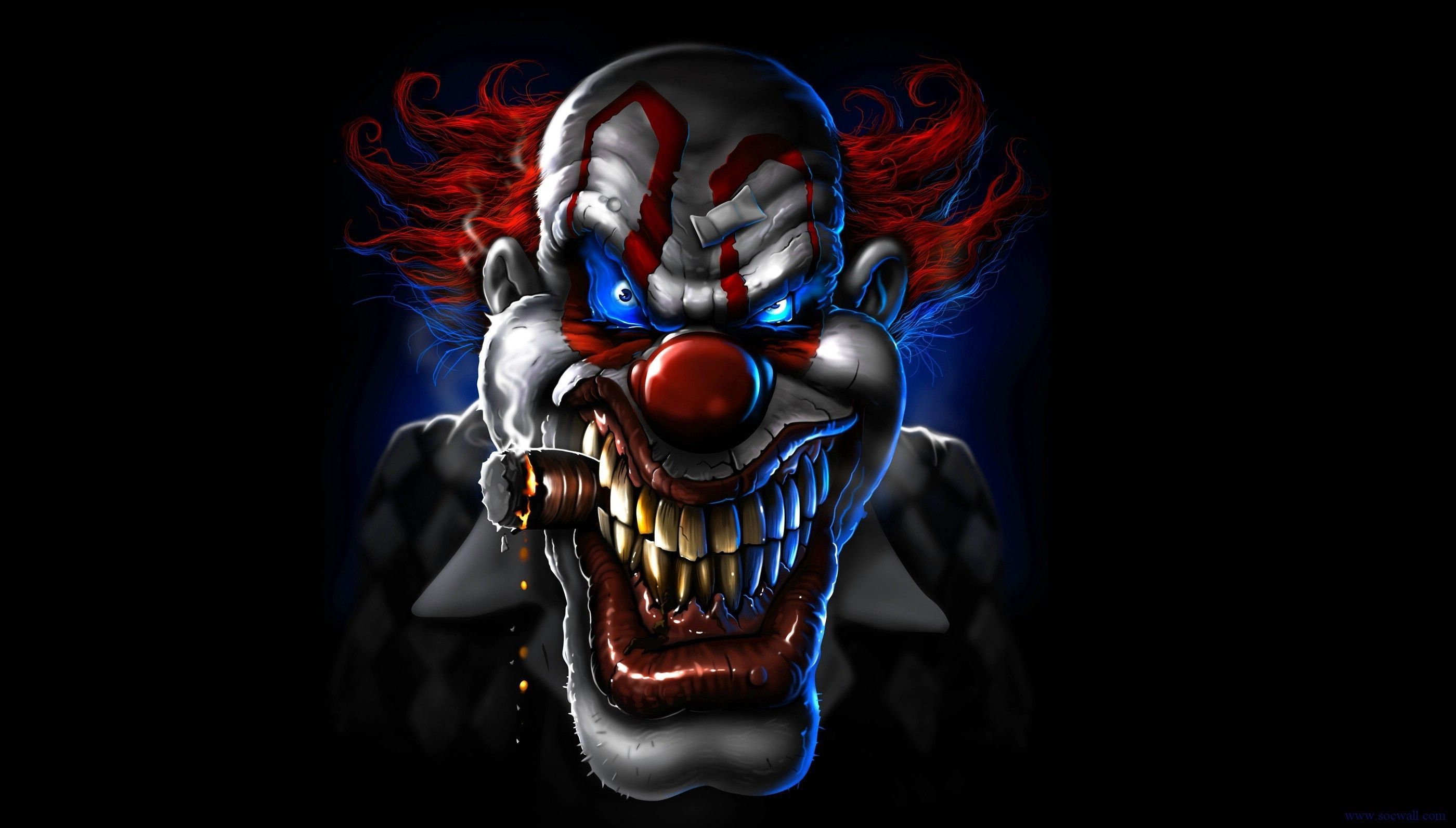 Clown malvagio spaventoso, 2800x1593 2K, Monitor Gaming