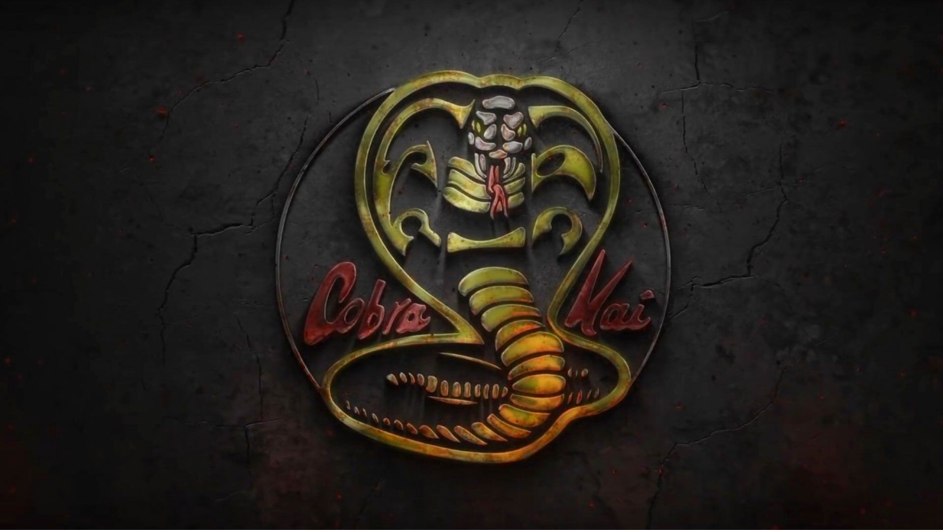 Logo Cobra Kai serpente, 1920x1080 Full HD, PC Desktop