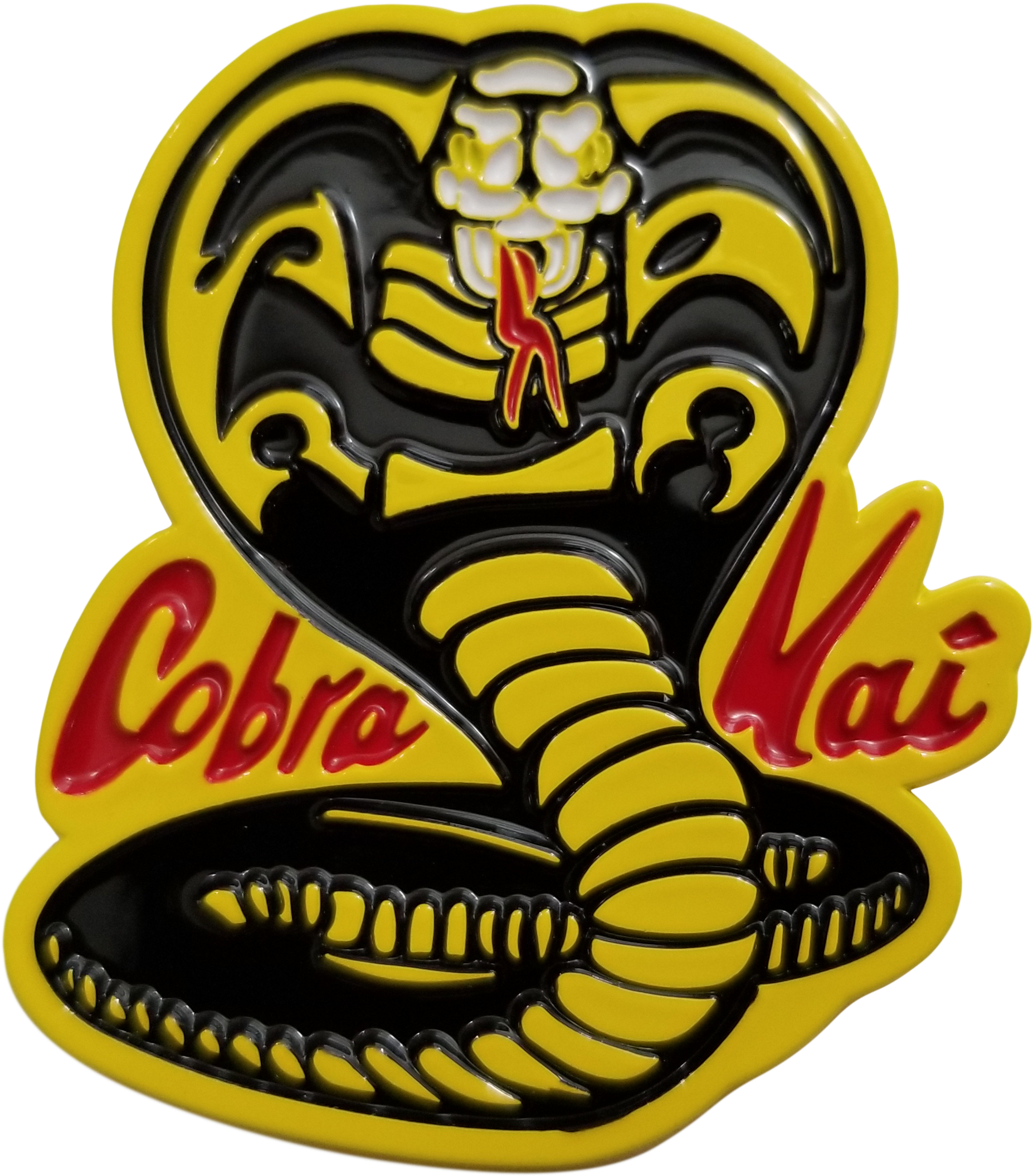 Logo Cobra Kai serpente giallo, 1854x2111 Full HD Verticale, iPhone