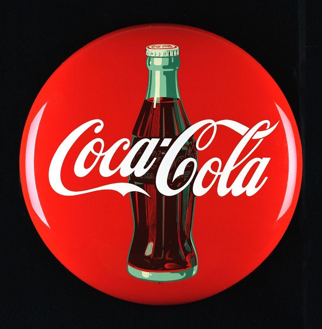 Logo rotondo Coca-Cola vintage, 1100x1124 Verticale, Telefono