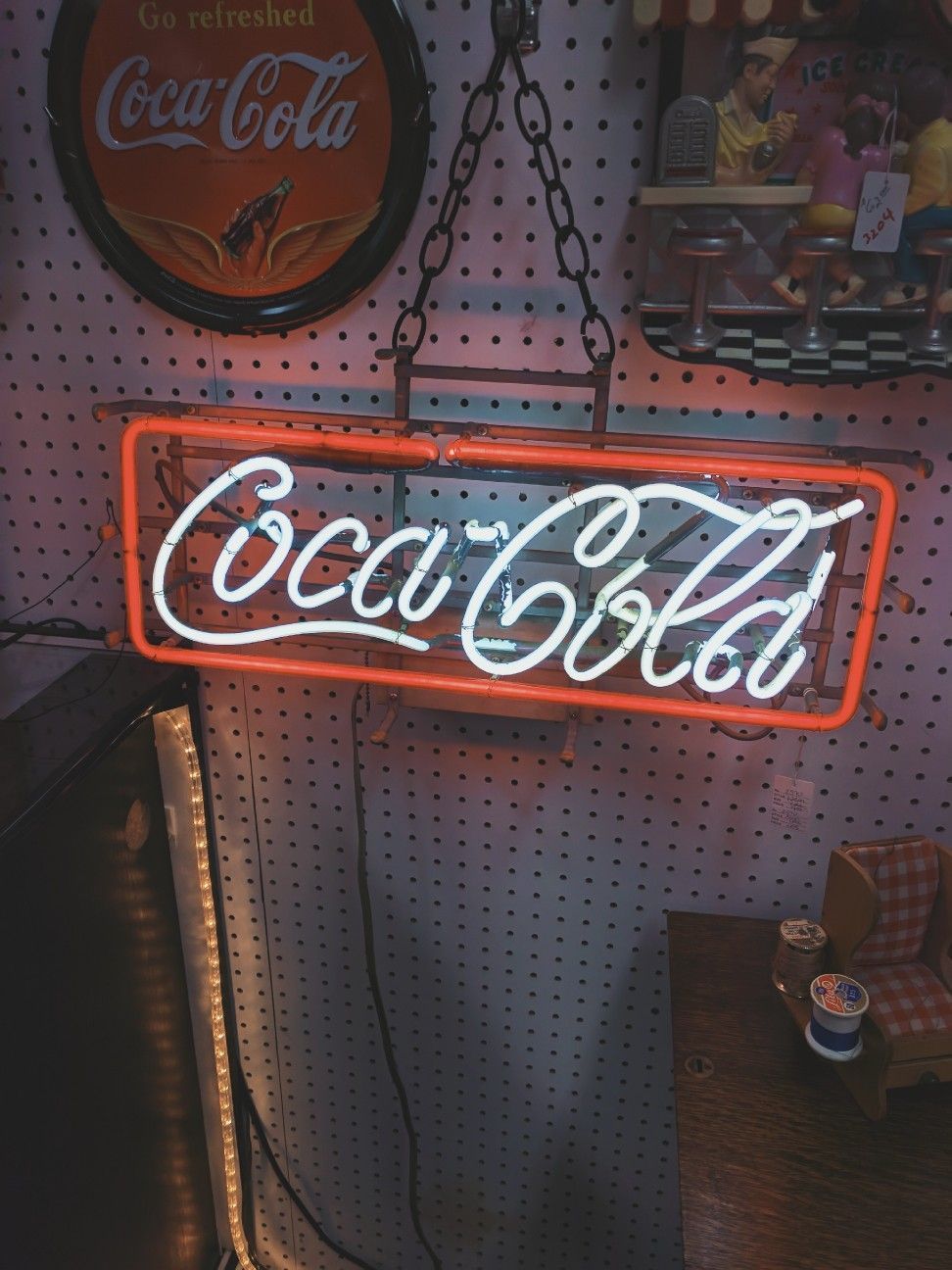 Insegna neon Coca-Cola vintage, 972x1296 Verticale, Android