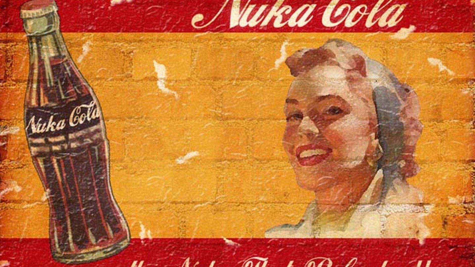 Poster vintage Nuka-Cola, Fallout, 1920x1080 1080p, Desktop