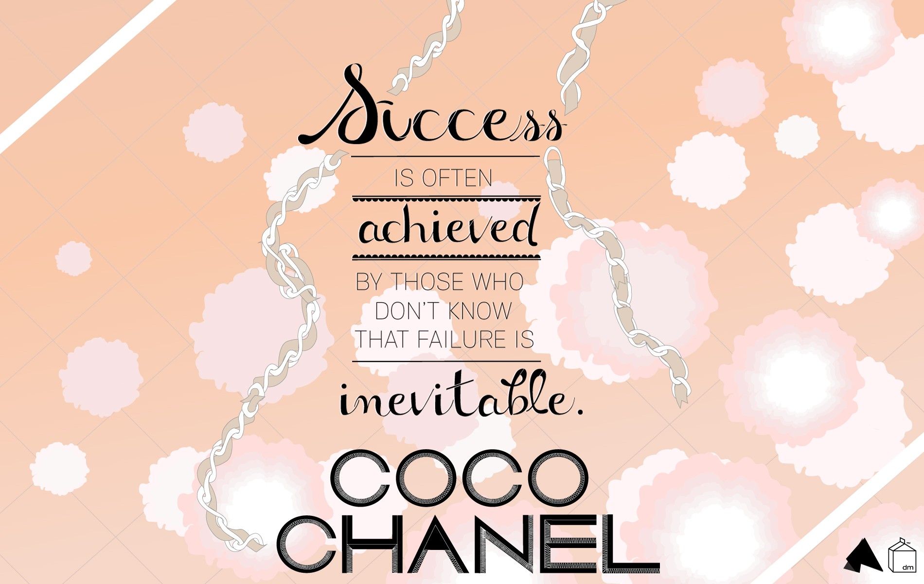 Citazione Coco Chanel rosa, Dia de los Muertos, 1900x1200 HD Ready, PC