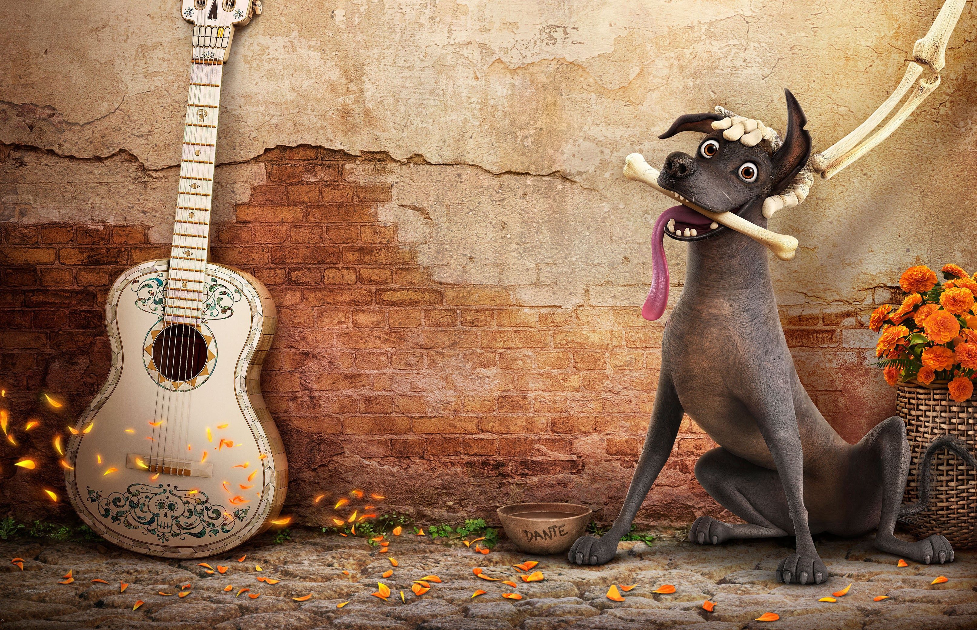 Dante il cane, Coco Pixar, 3225x2080 WQXGA, Monitor Gaming